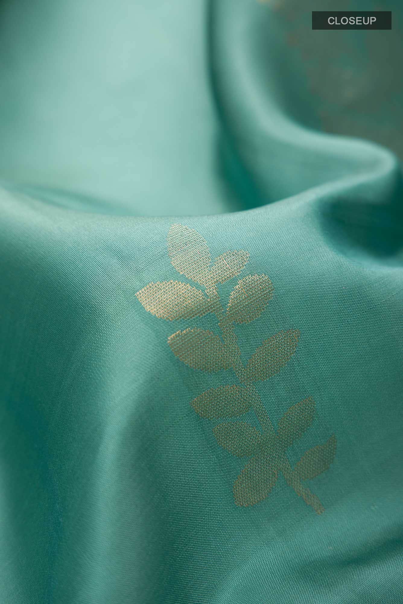 Sea Green Soft Silk Saree