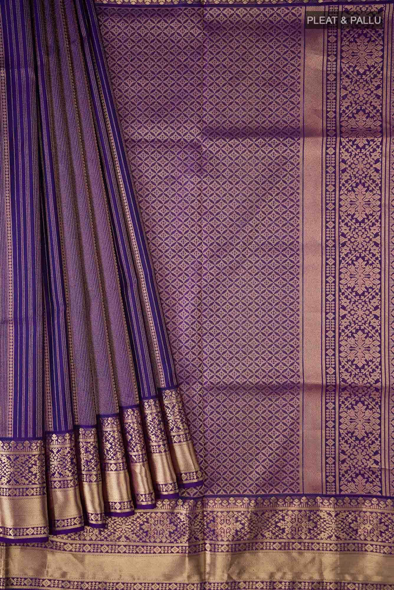 Purple Soft Silk Saree