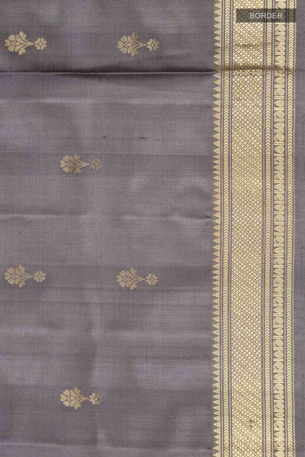 Grey Soft Silk Saree