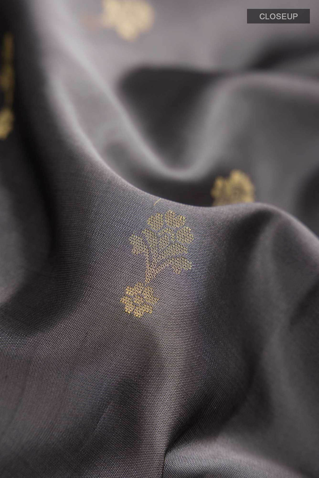 Grey Soft Silk Saree