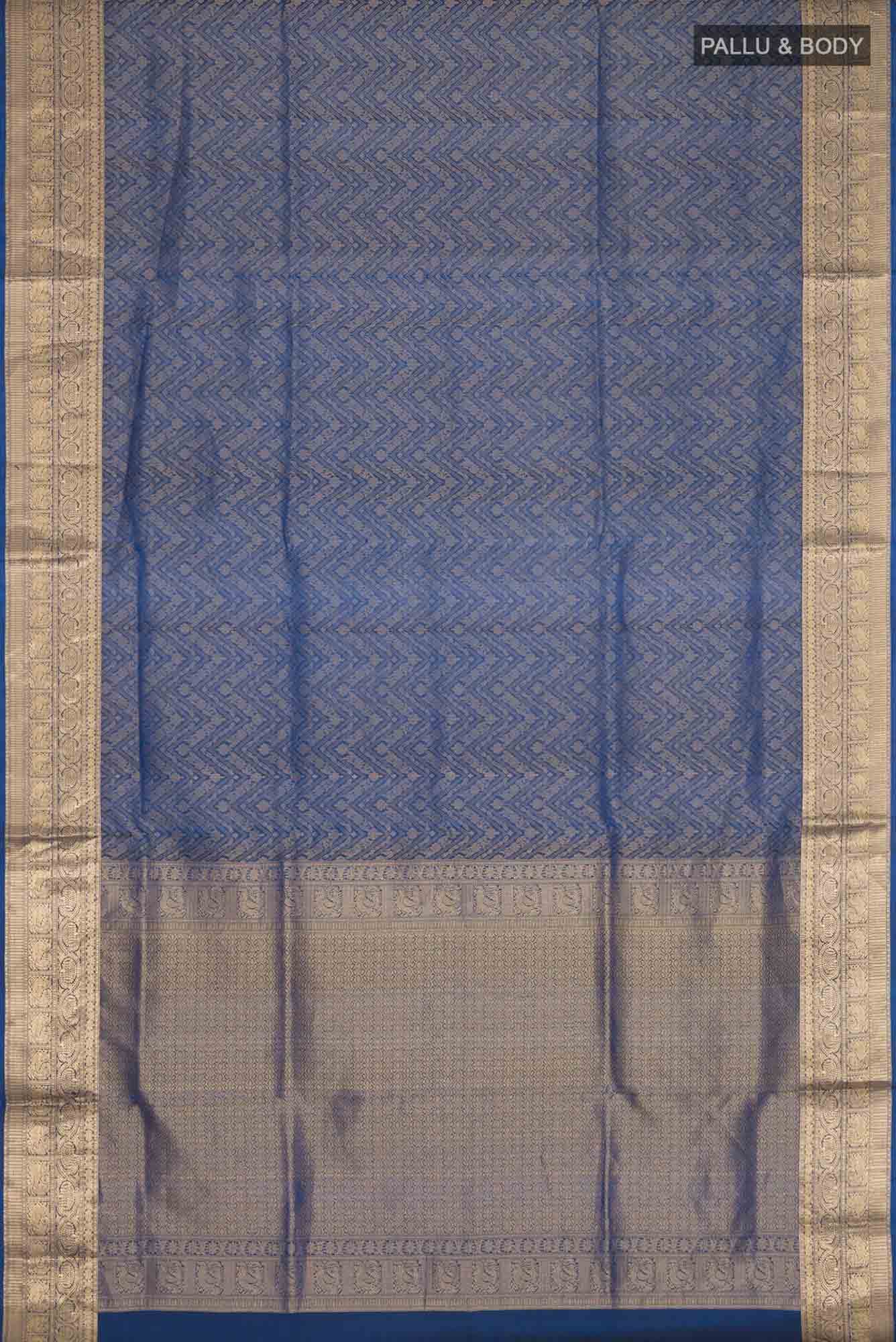 Blue Soft Silk Saree