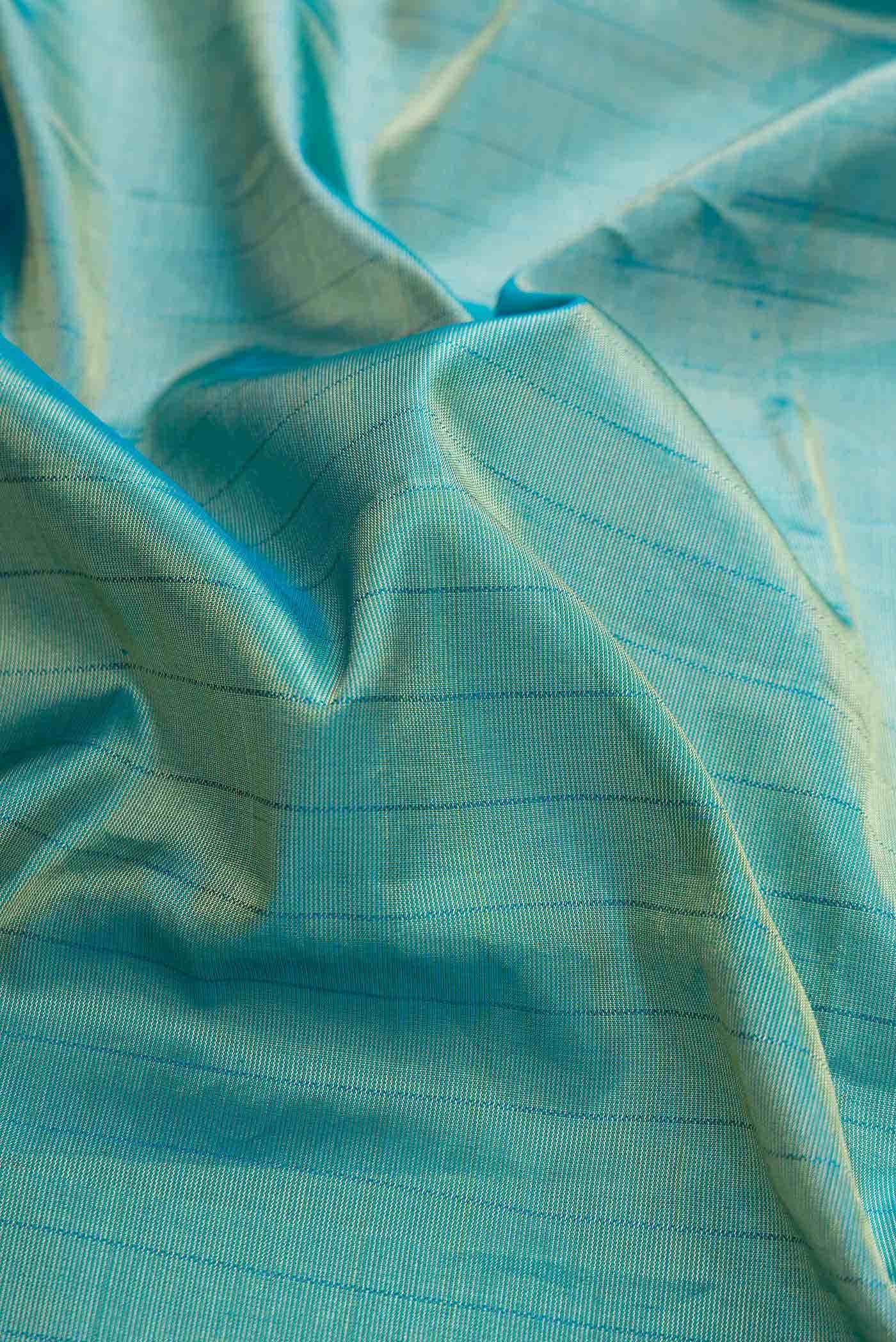 Light Green Dual Tone Soft Silk Saree