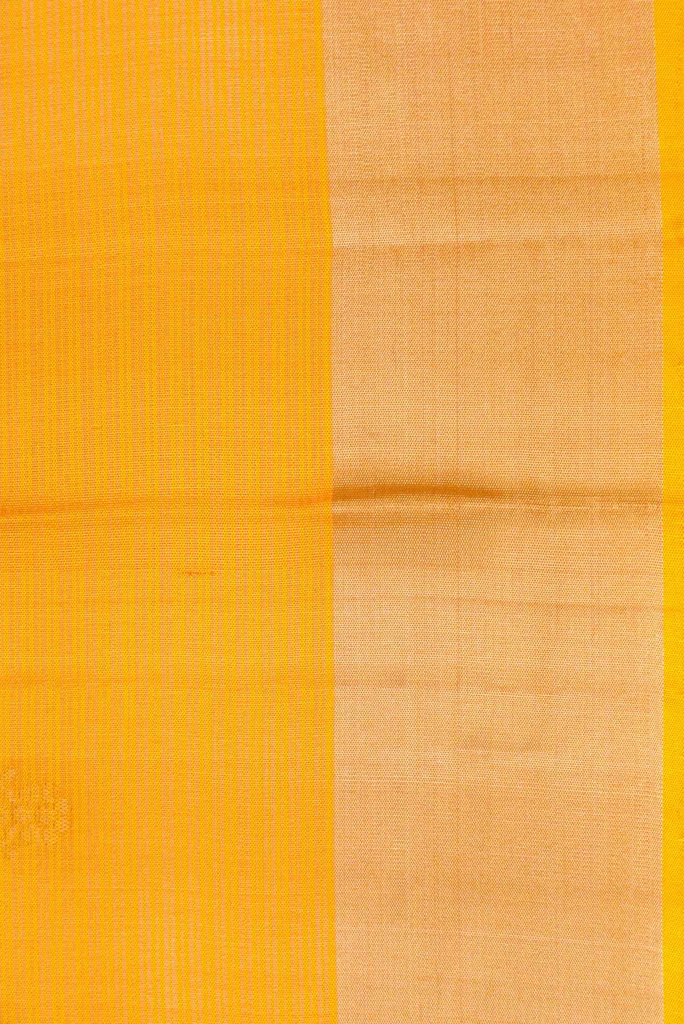 Yellow Dual Tone Soft Silk Saree
