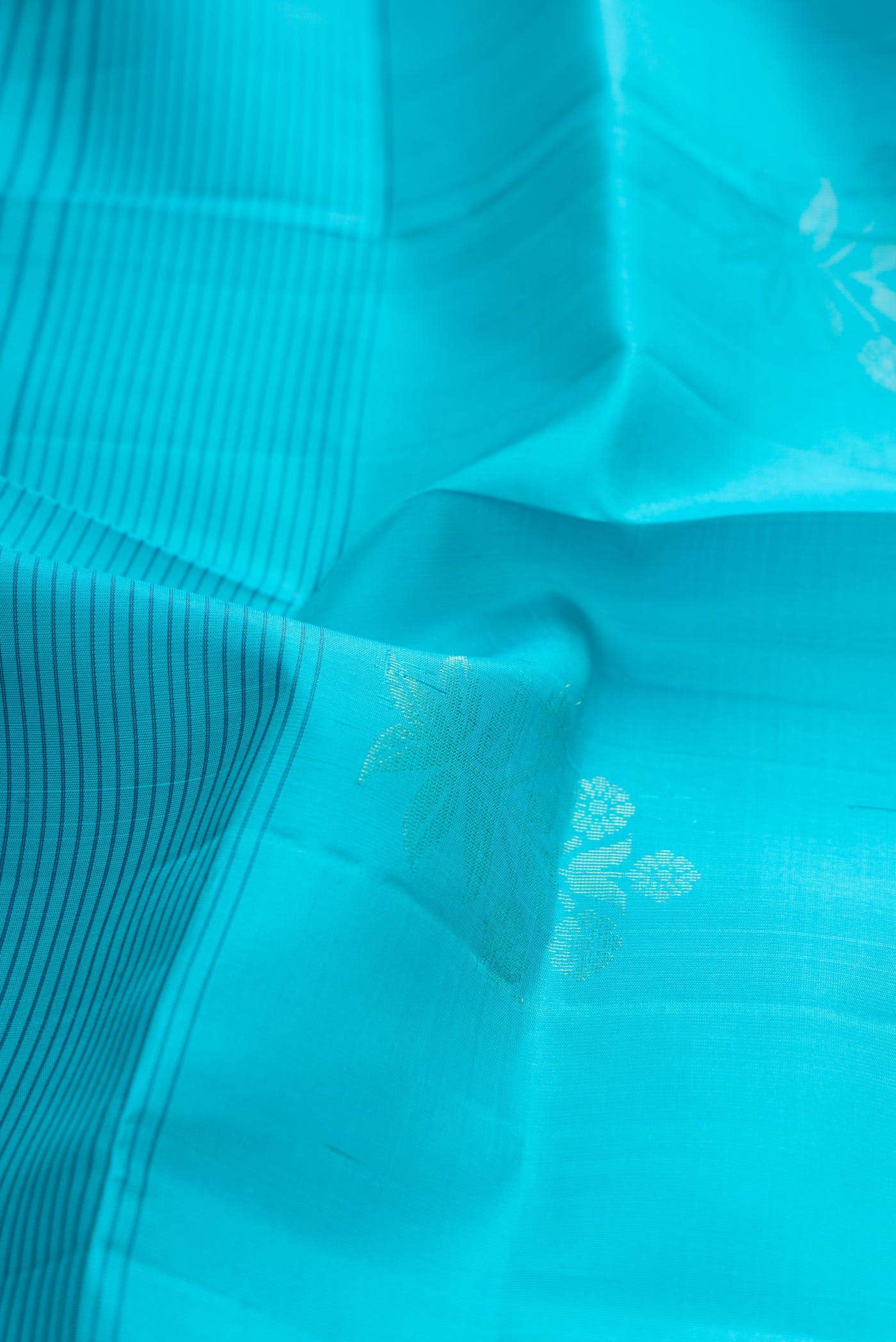 Sky Blue Soft Silk Saree