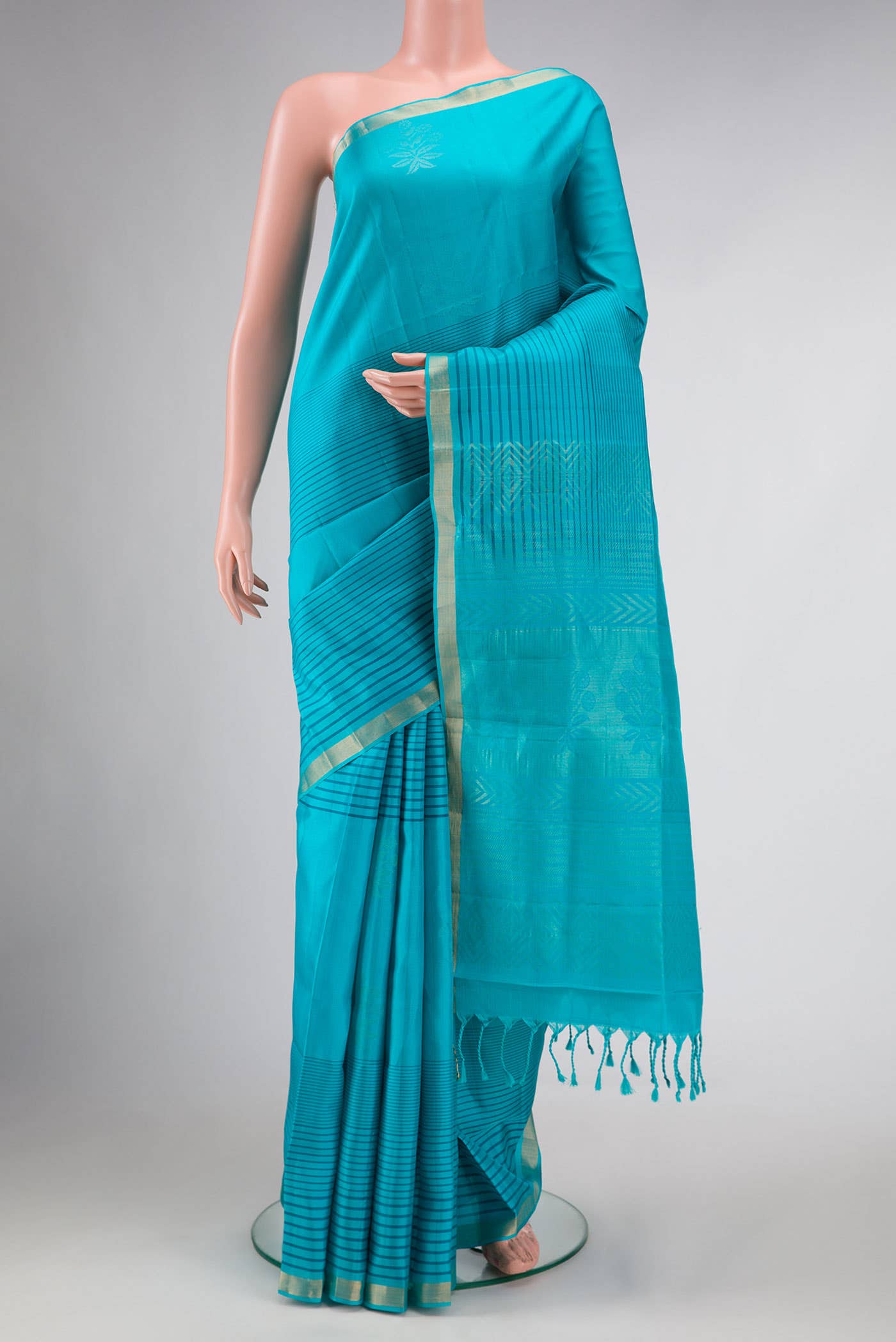 Sky Blue Soft Silk Saree