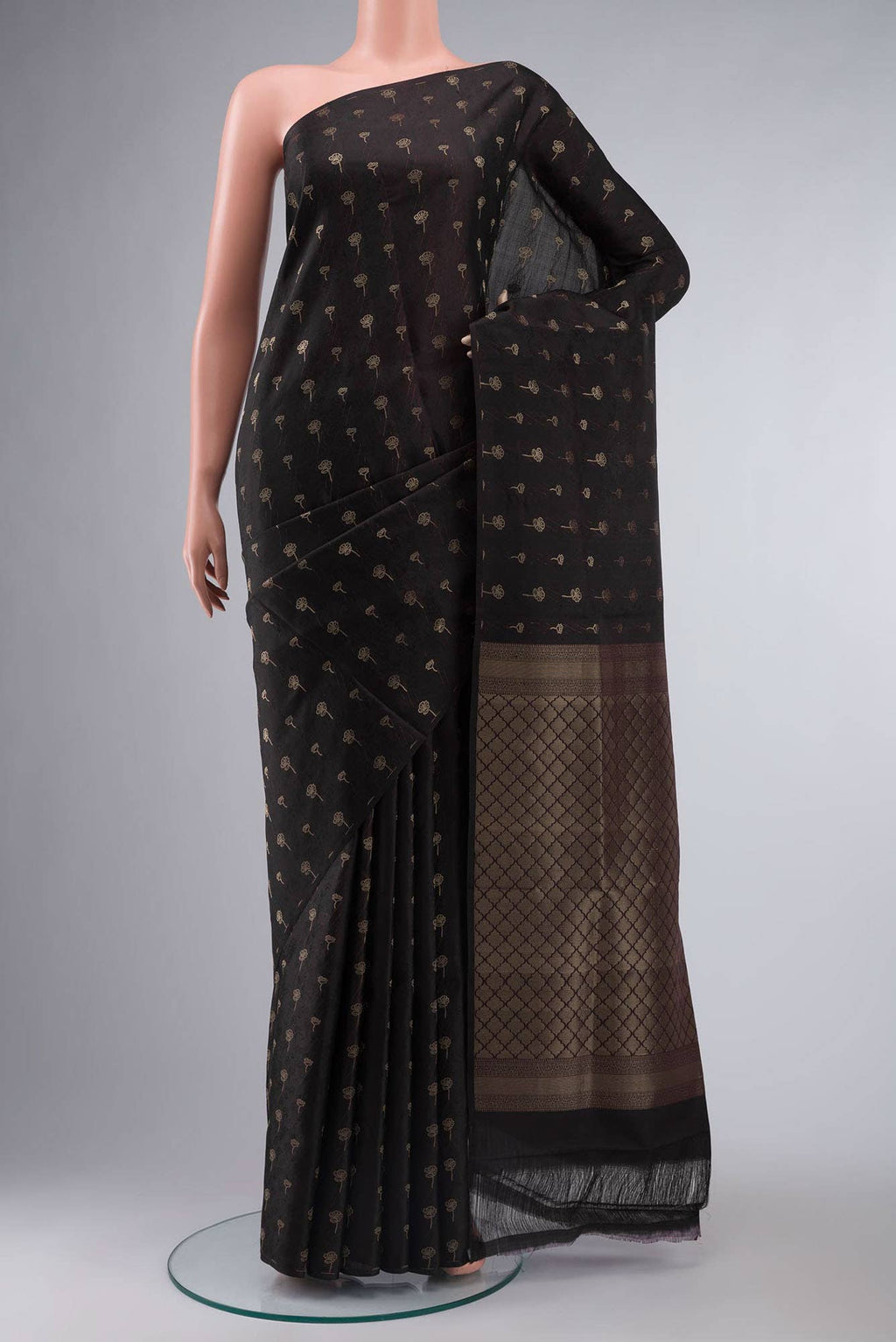 Black Soft Silk Saree