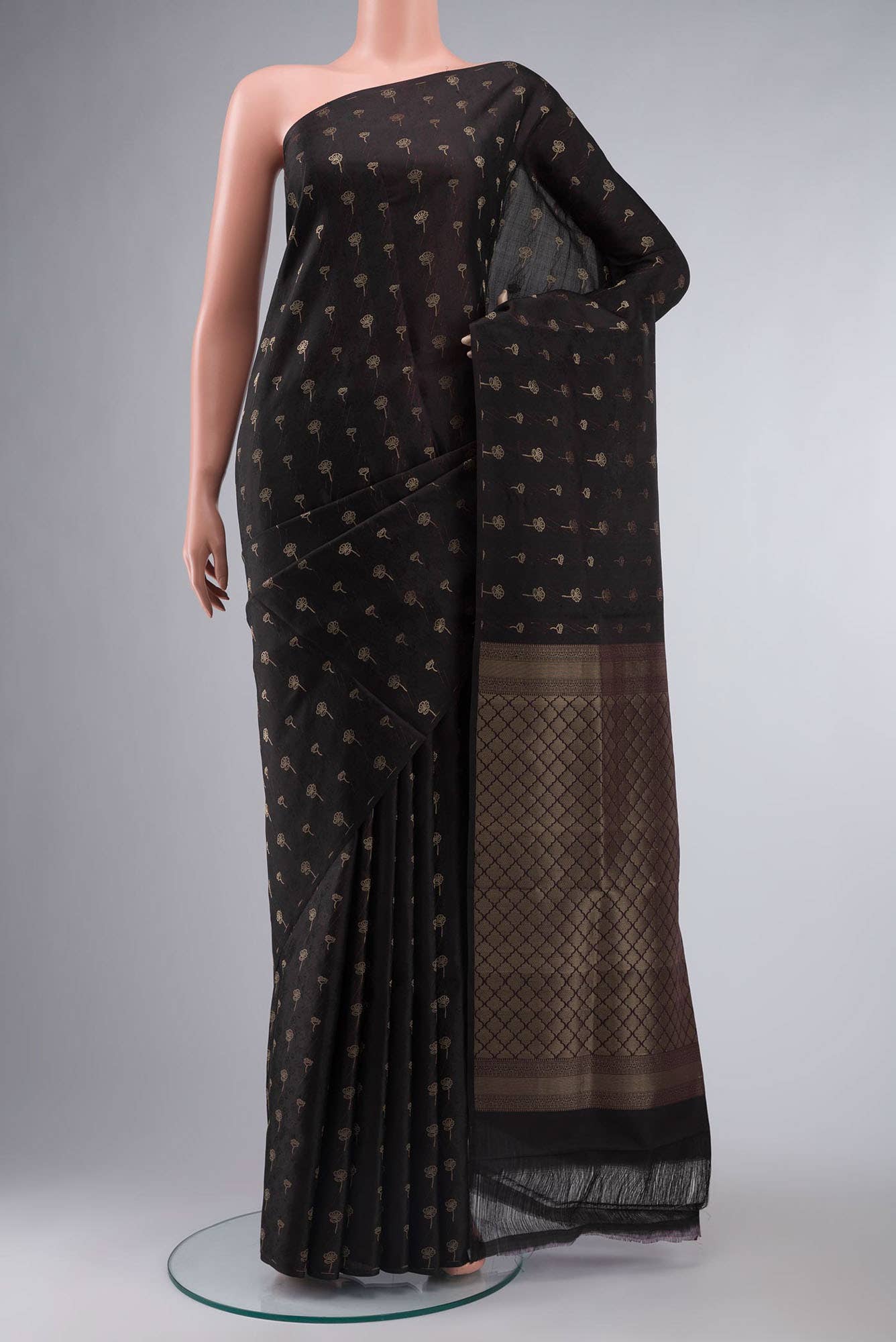Black Soft Silk Saree