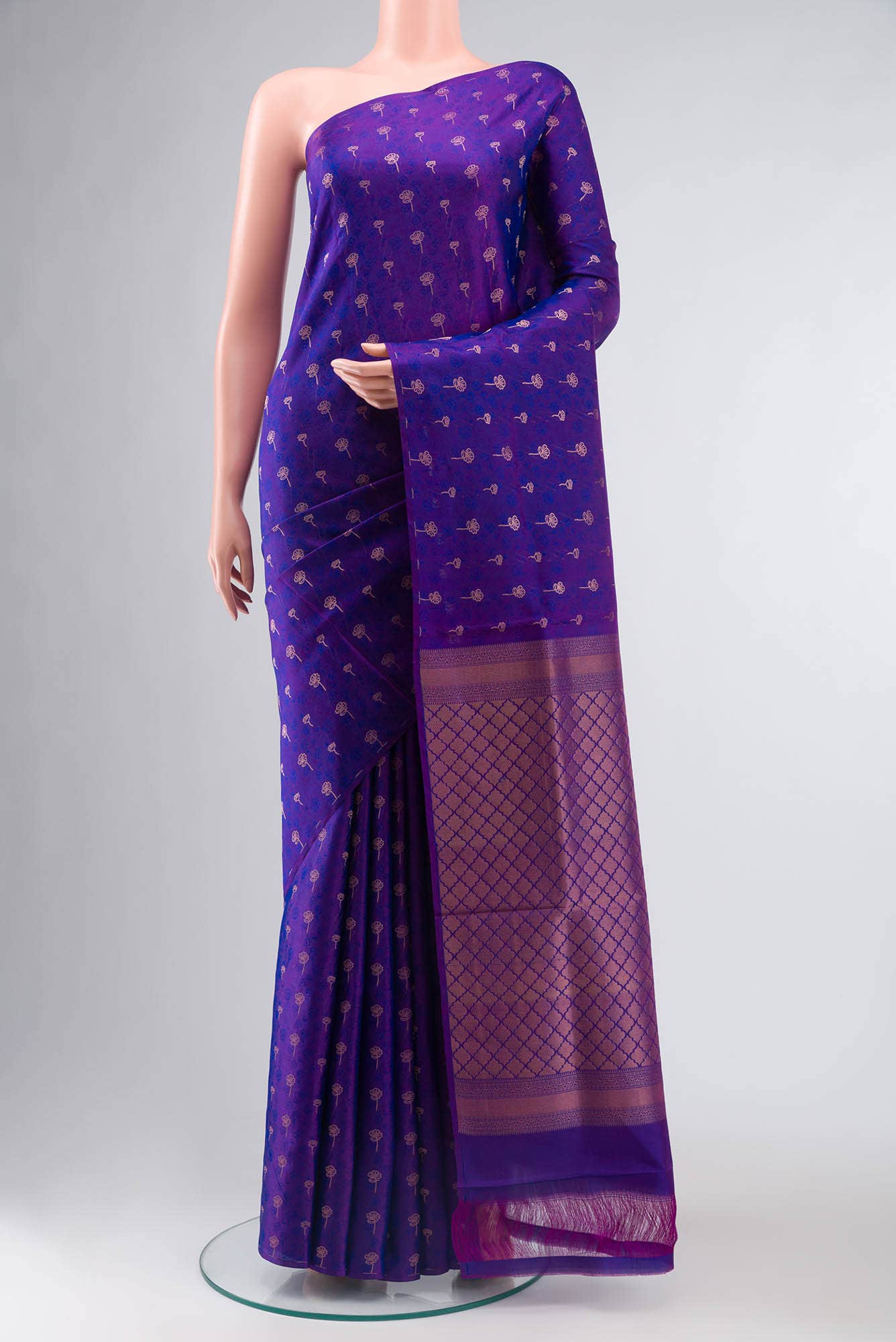 Violet Soft Silk Saree