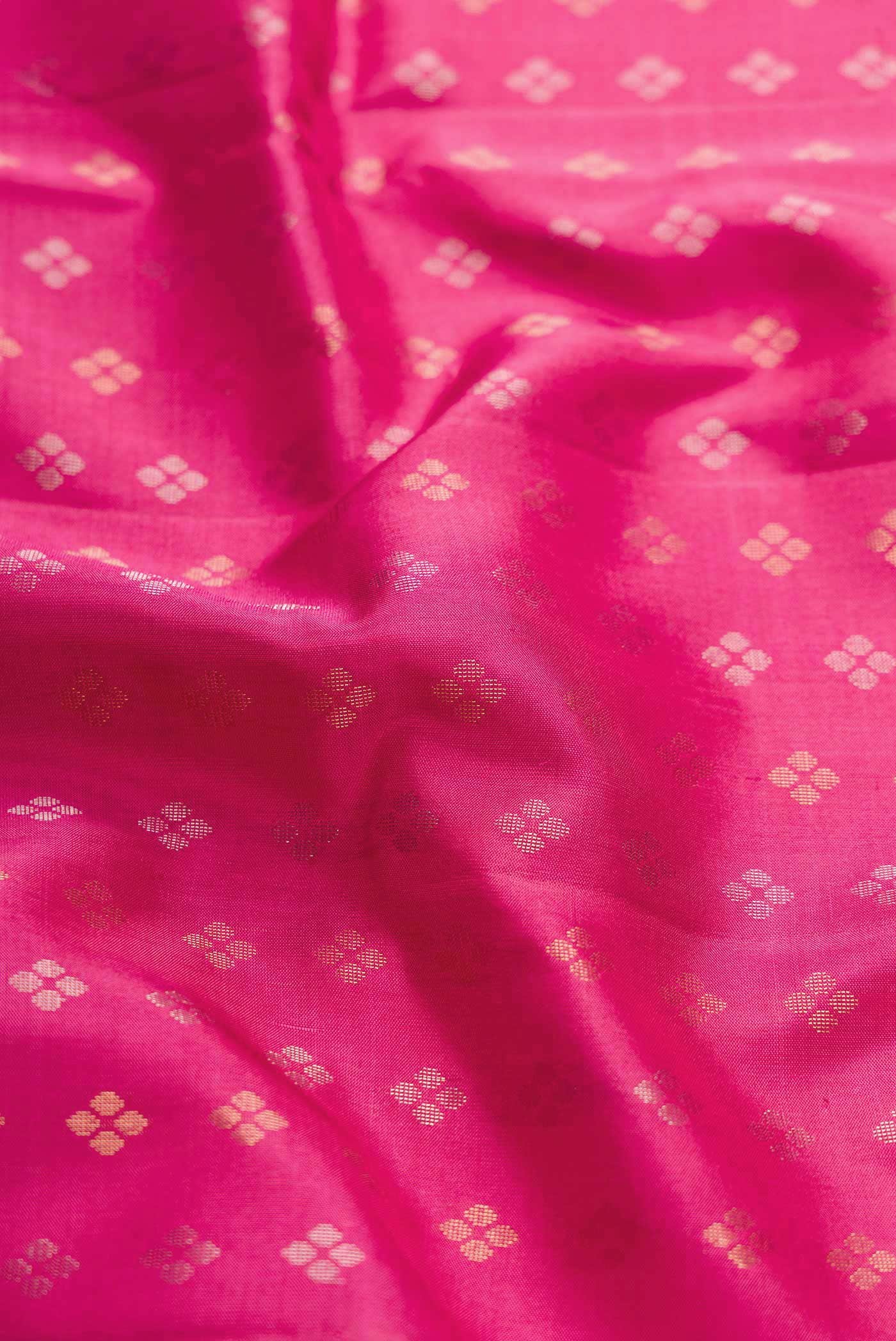 Pink Dual Tone Soft Silk Saree