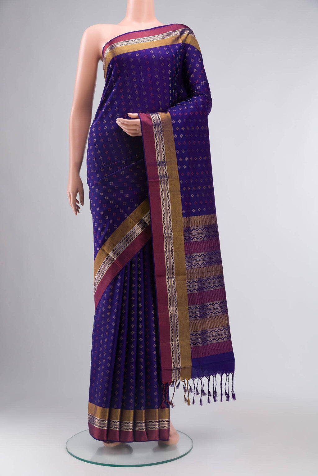 Blue Soft Silk Saree