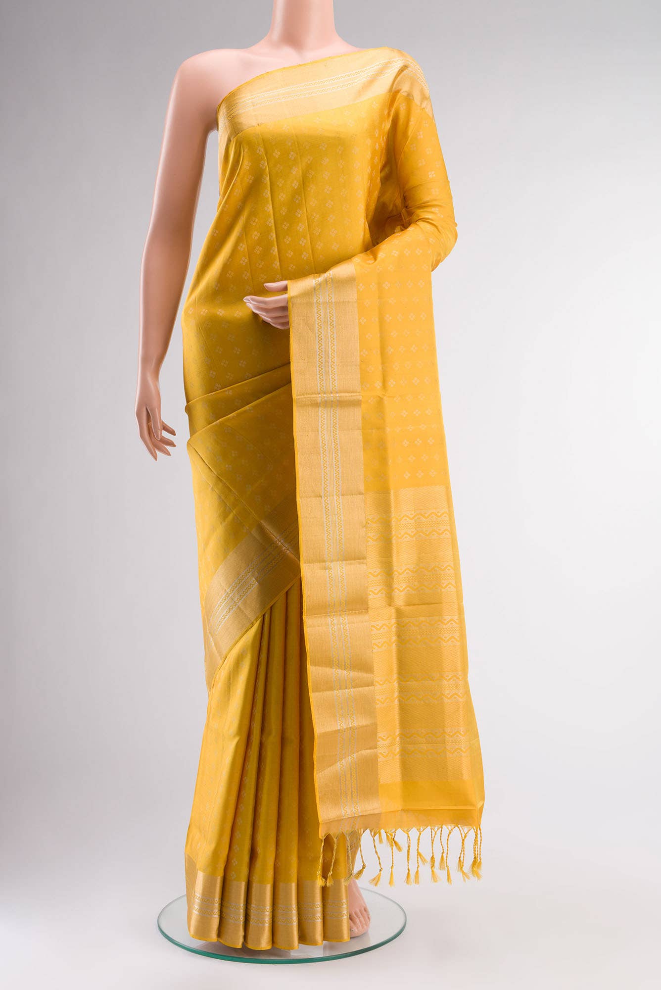 Yellow Soft Silk Saree