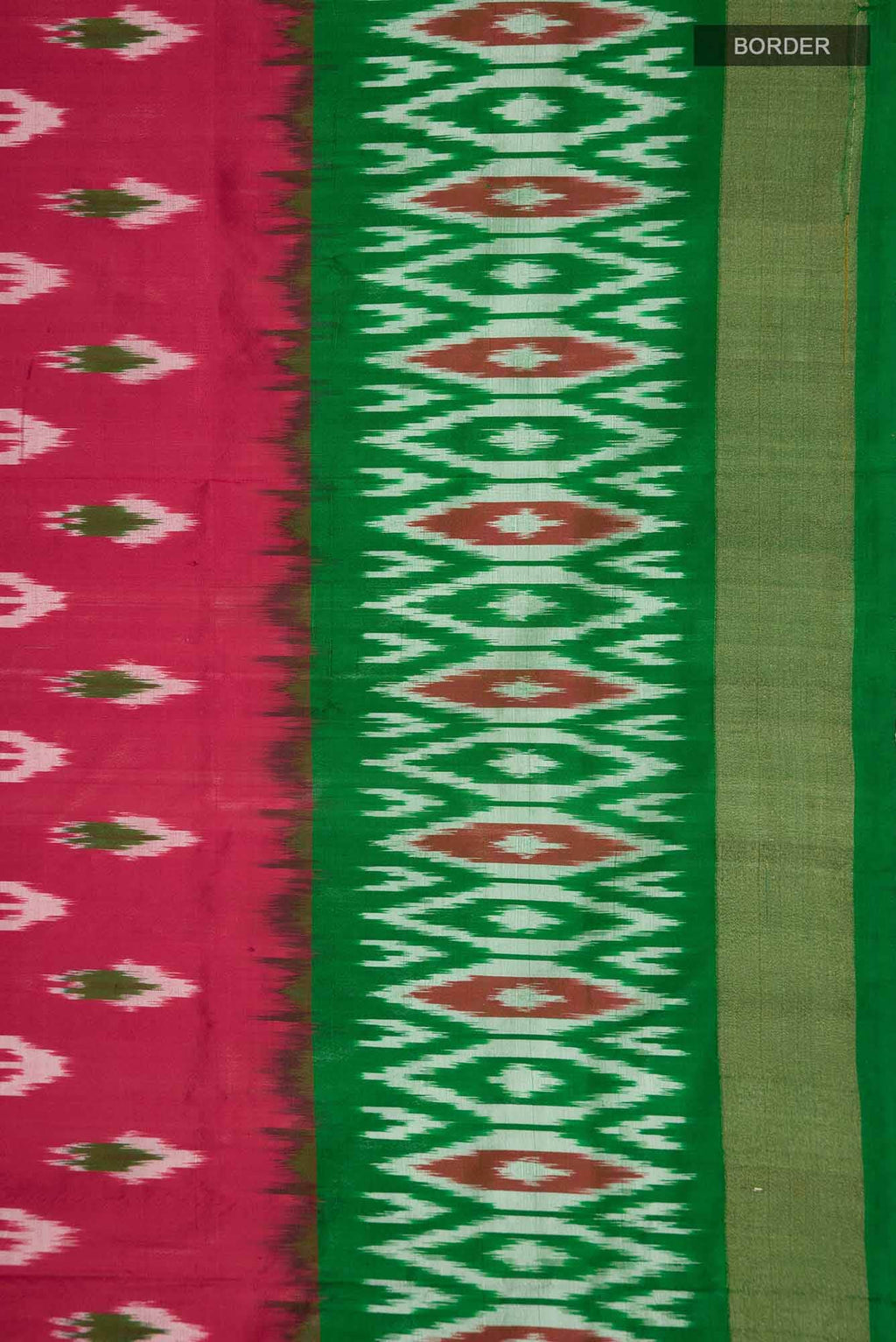 Red Pochampally Silk Saree