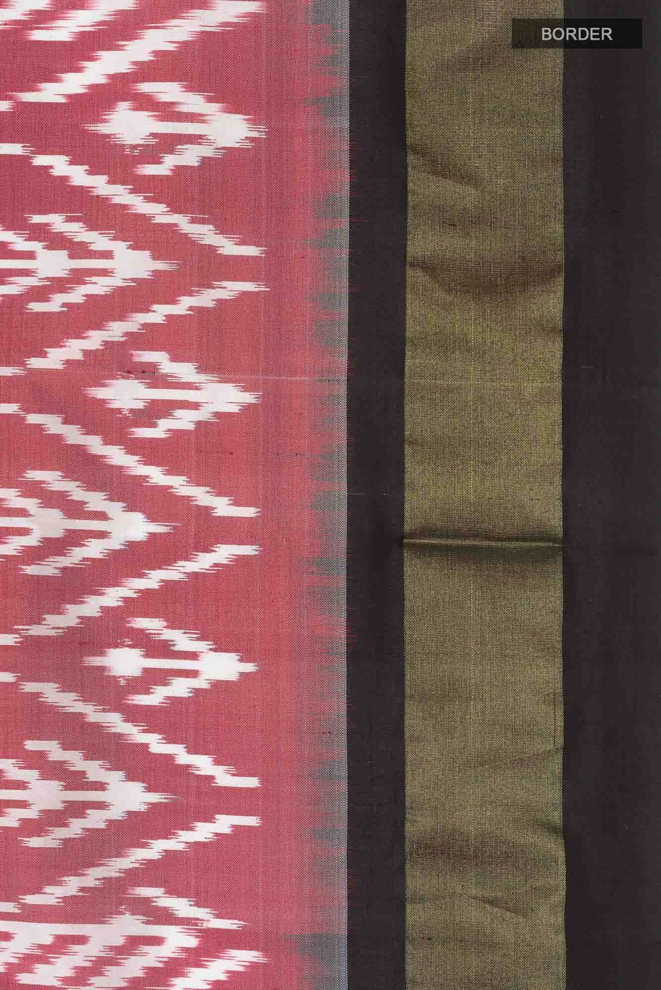 Red Pochampally Silk Saree