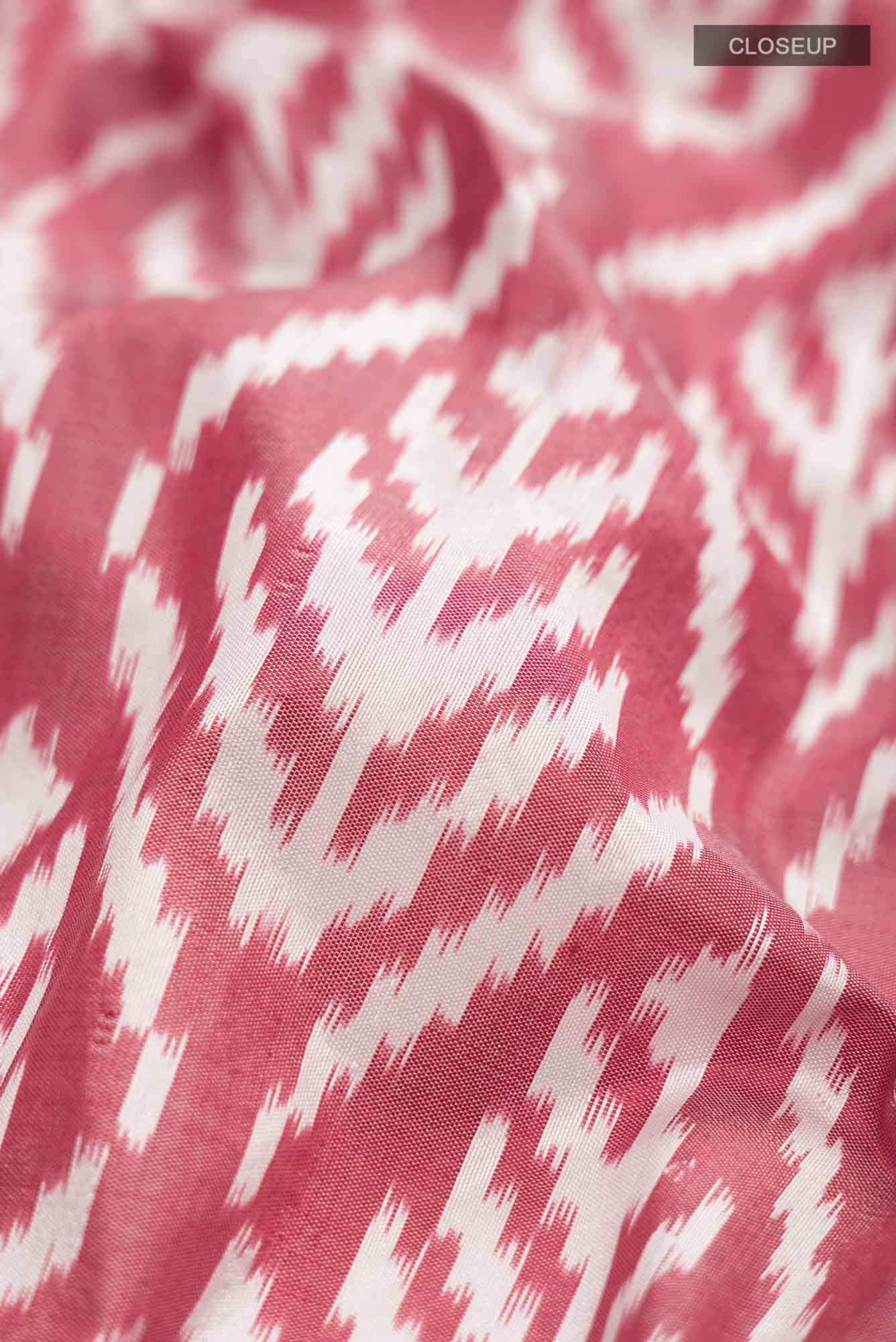 Red Pochampally Silk Saree