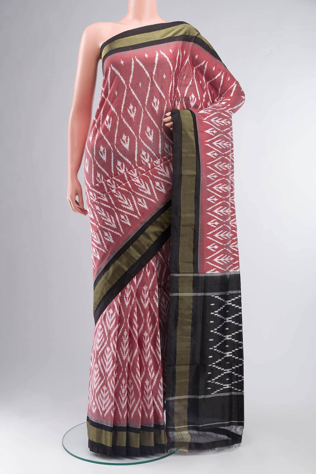 Red Pochampally Silk Saree