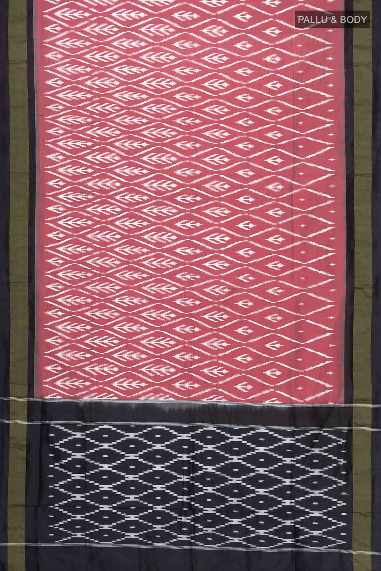 Red Pochampally Silk Saree