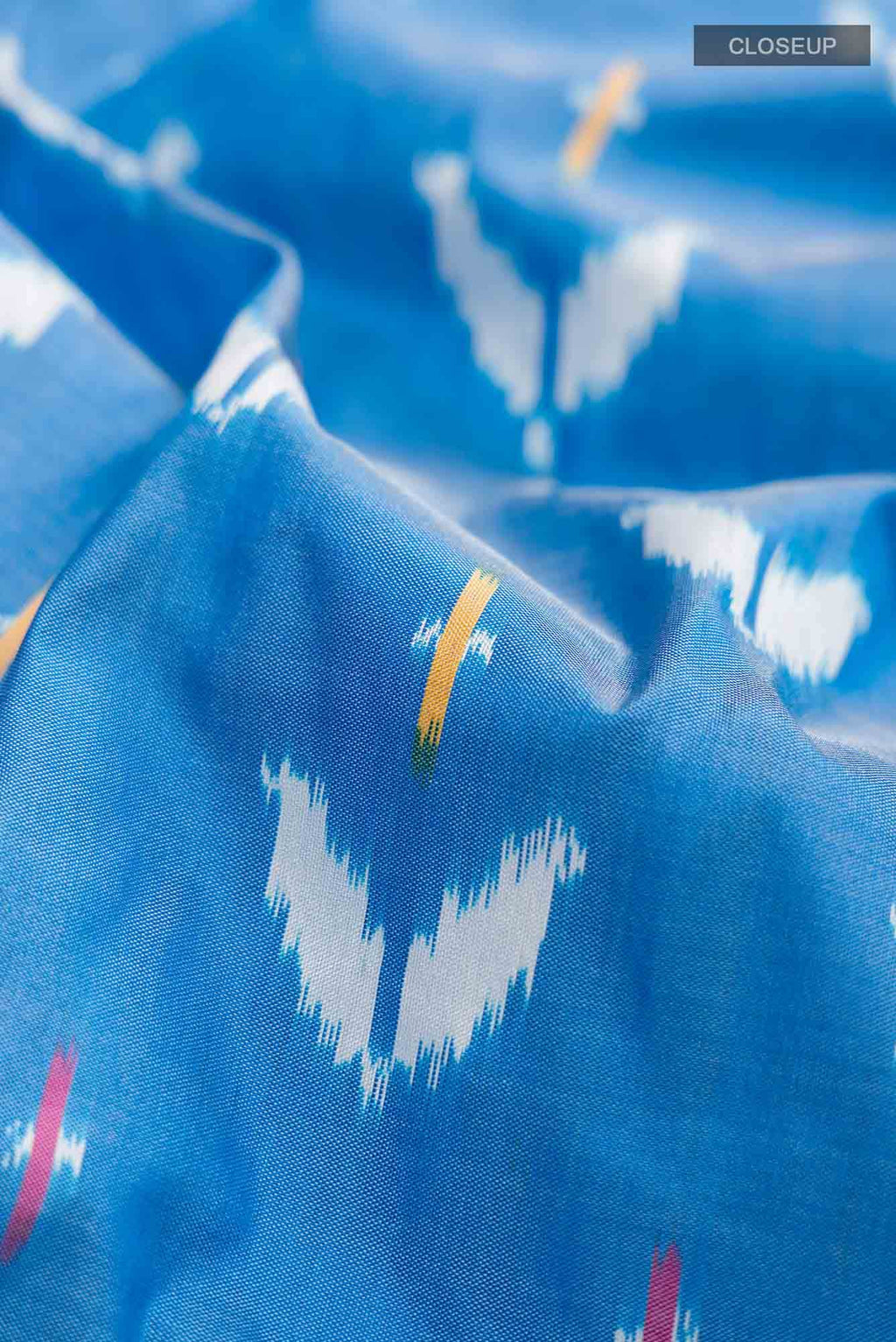Blue Pochampally Silk Saree