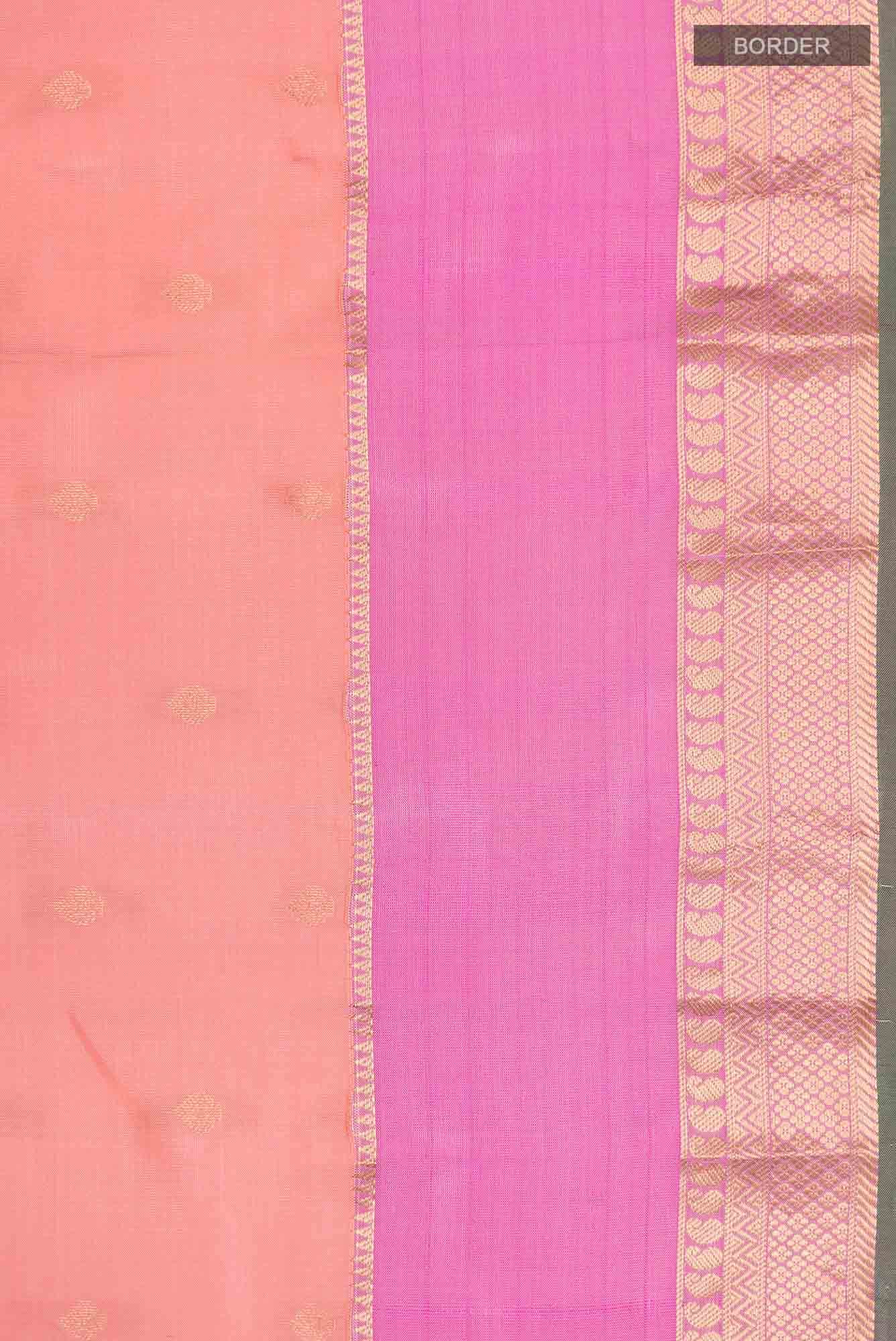 Pink Kanchipuram Silk Saree