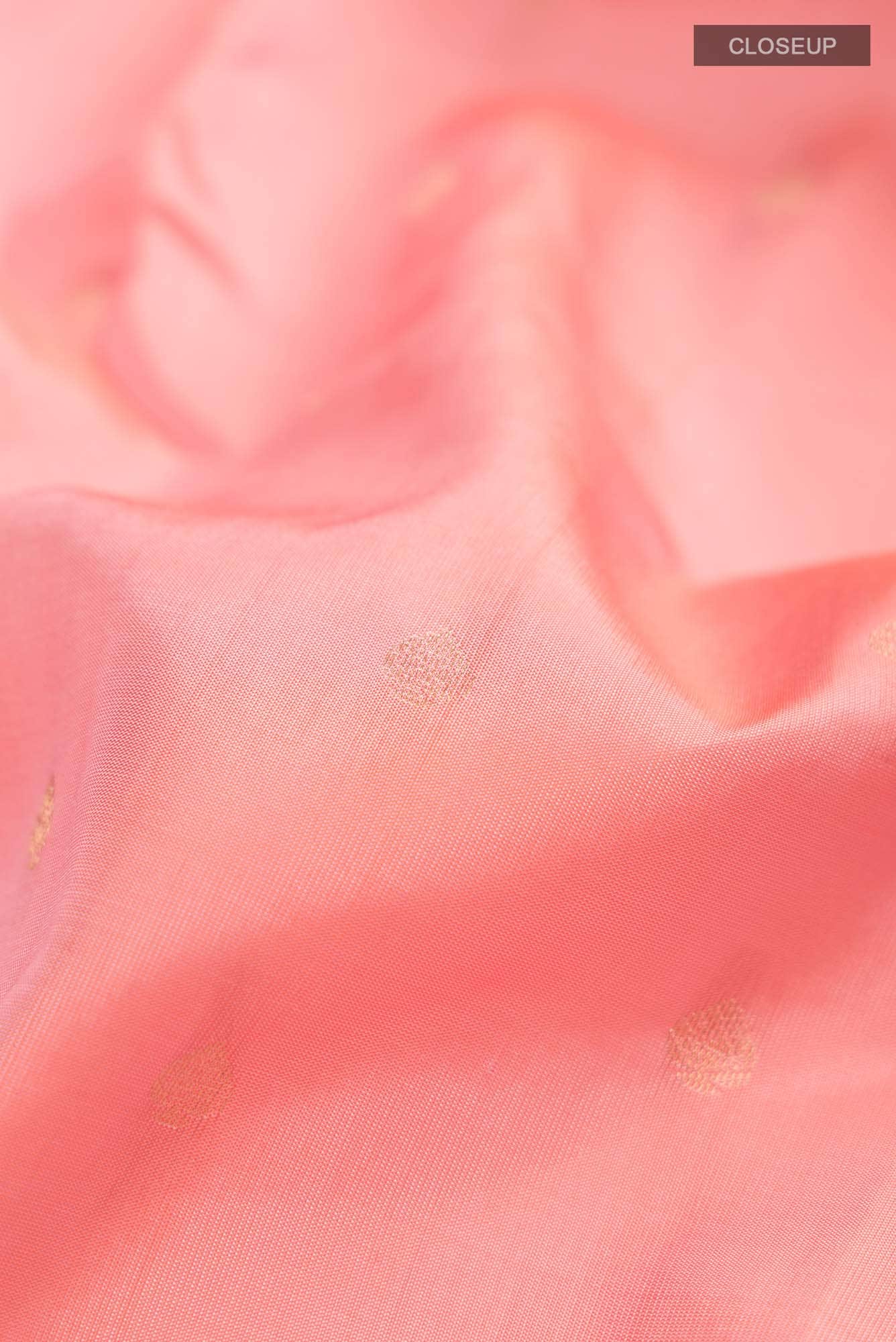 Pink Kanchipuram Silk Saree