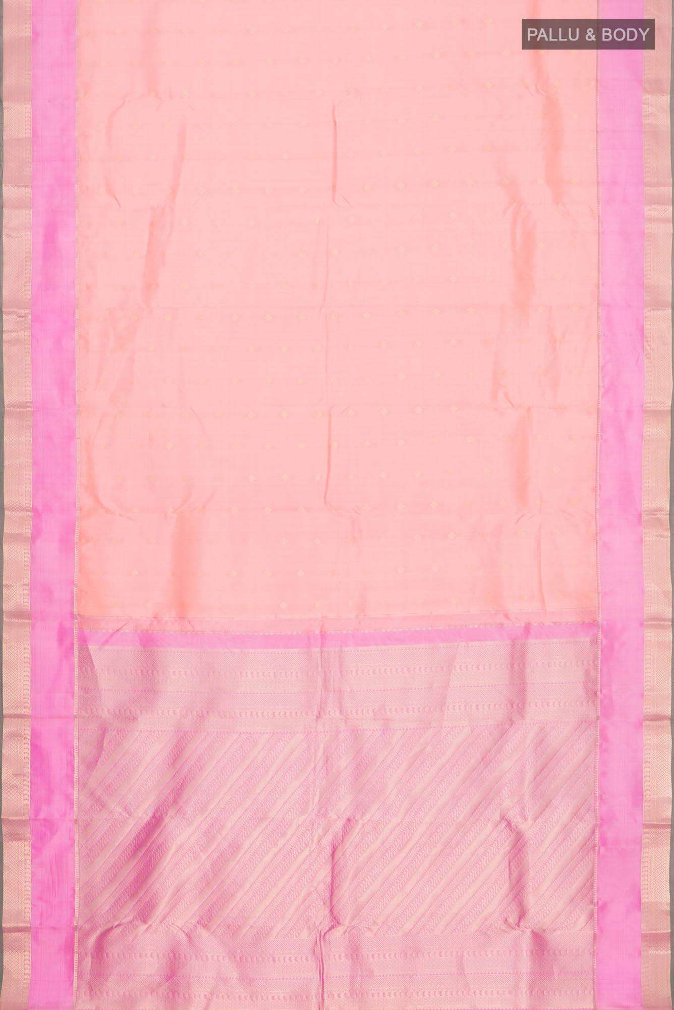 Pink Kanchipuram Silk Saree