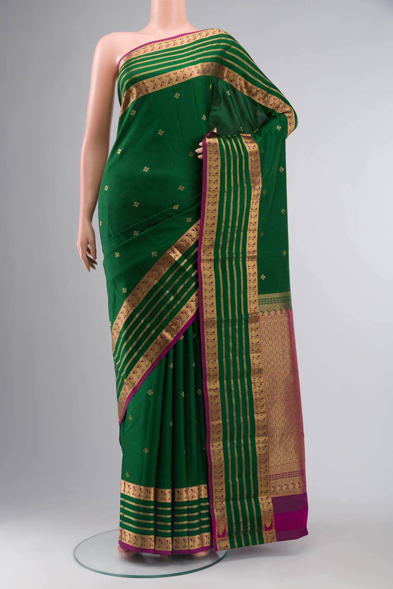 Green Kanchipuram Silk Saree