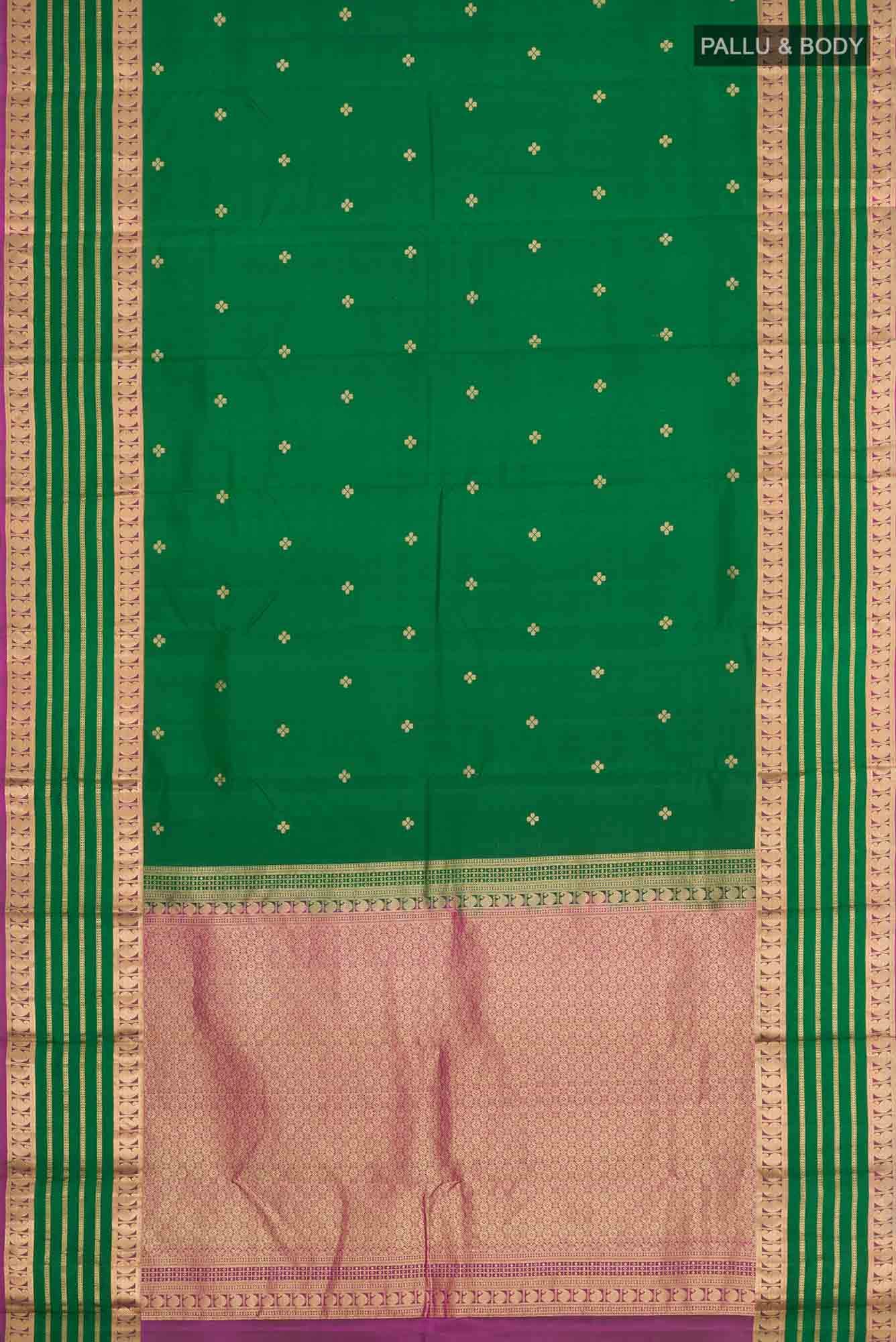 Green Kanchipuram Silk Saree