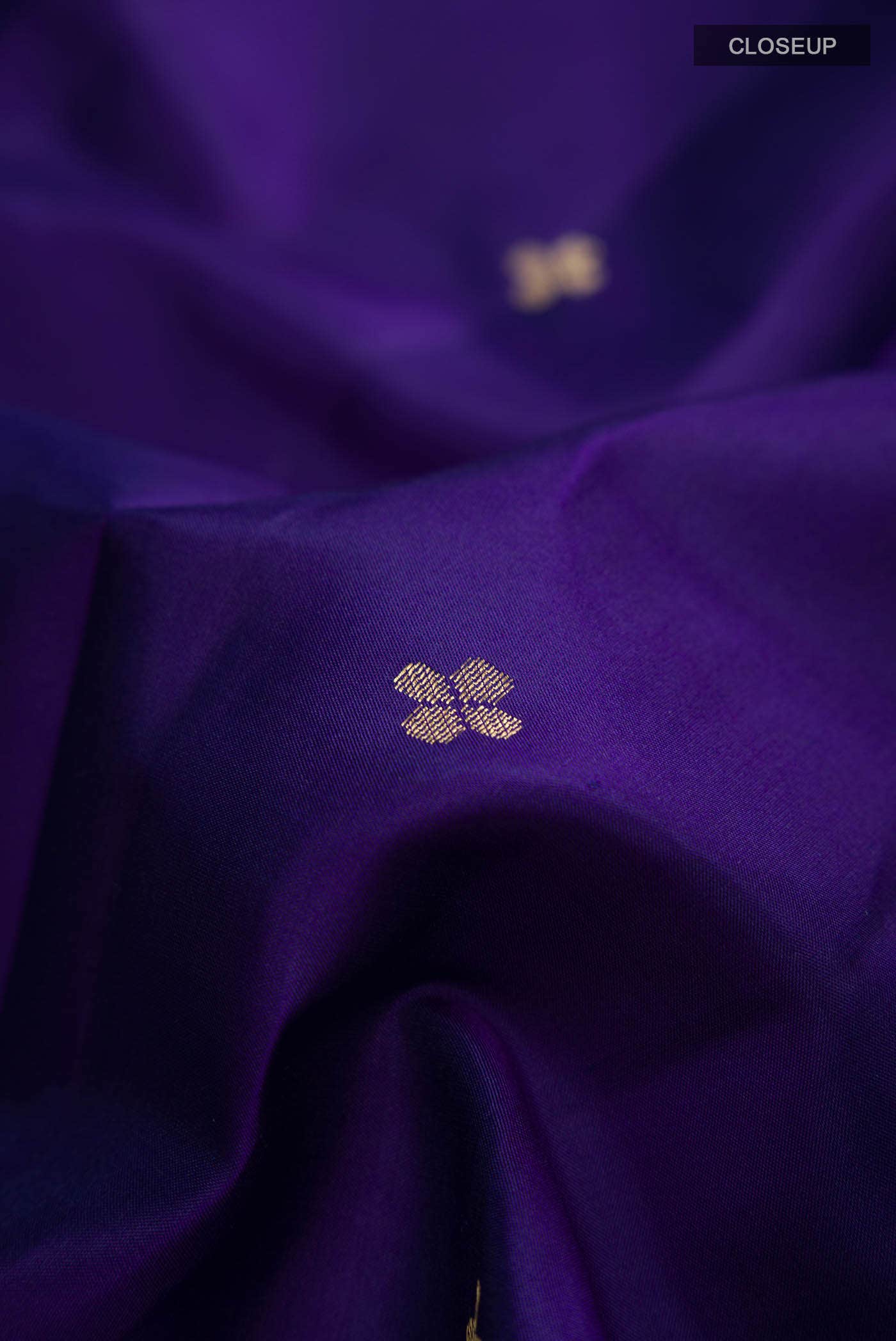 Navy Blue Kanchipuram Silk Saree