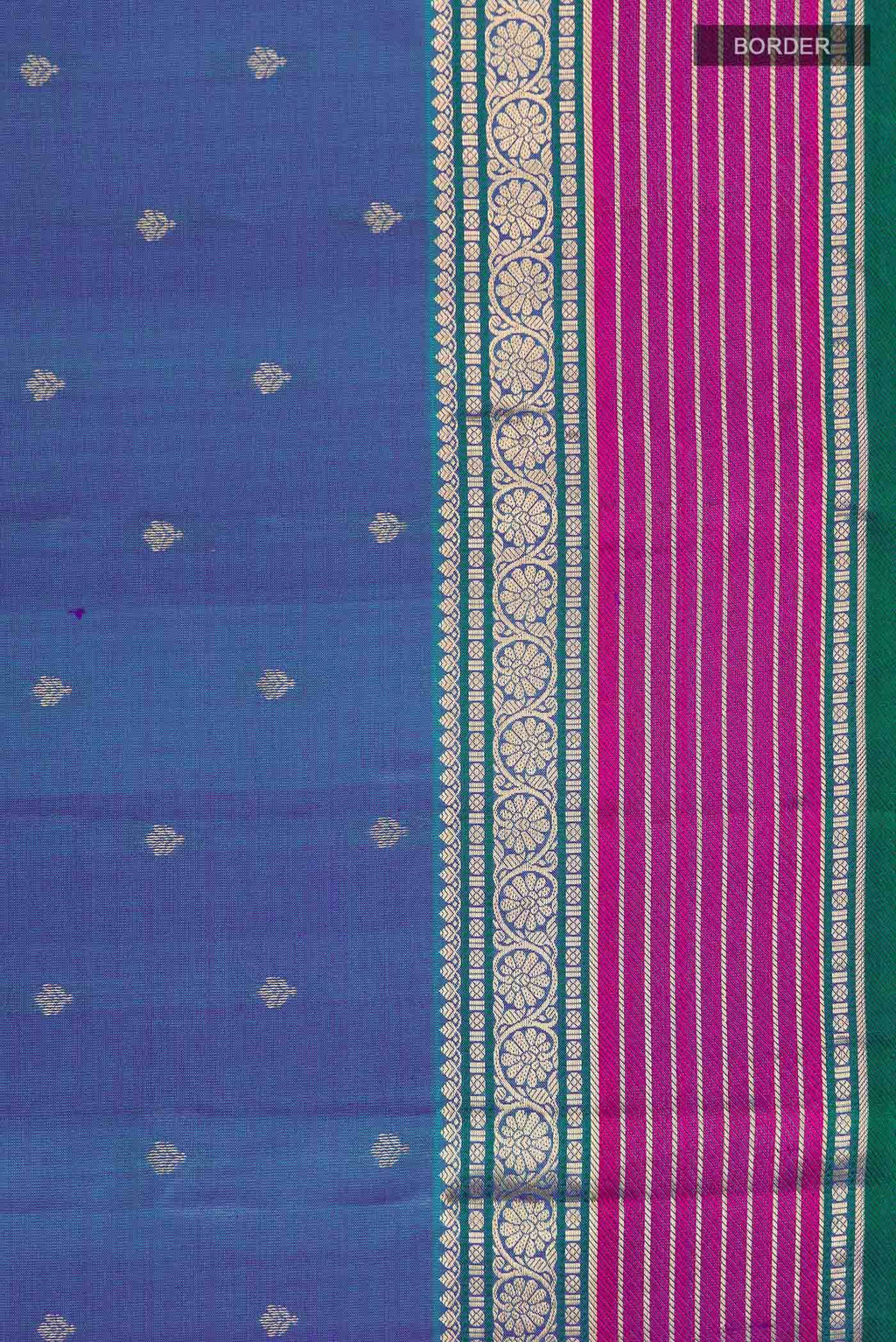 Blue Kanchipuram Silk Saree