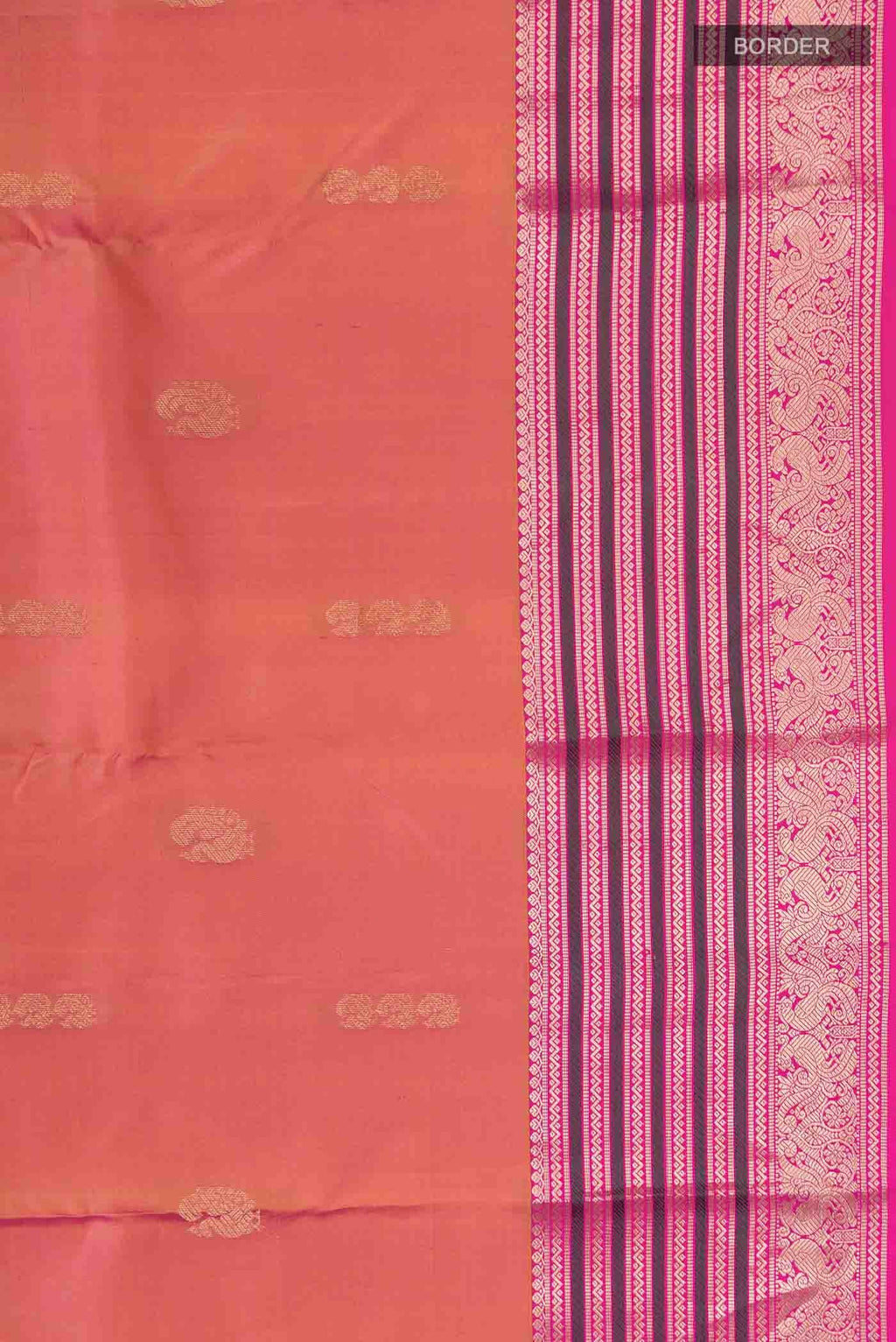 Pink Kanchipuram Silk Saree