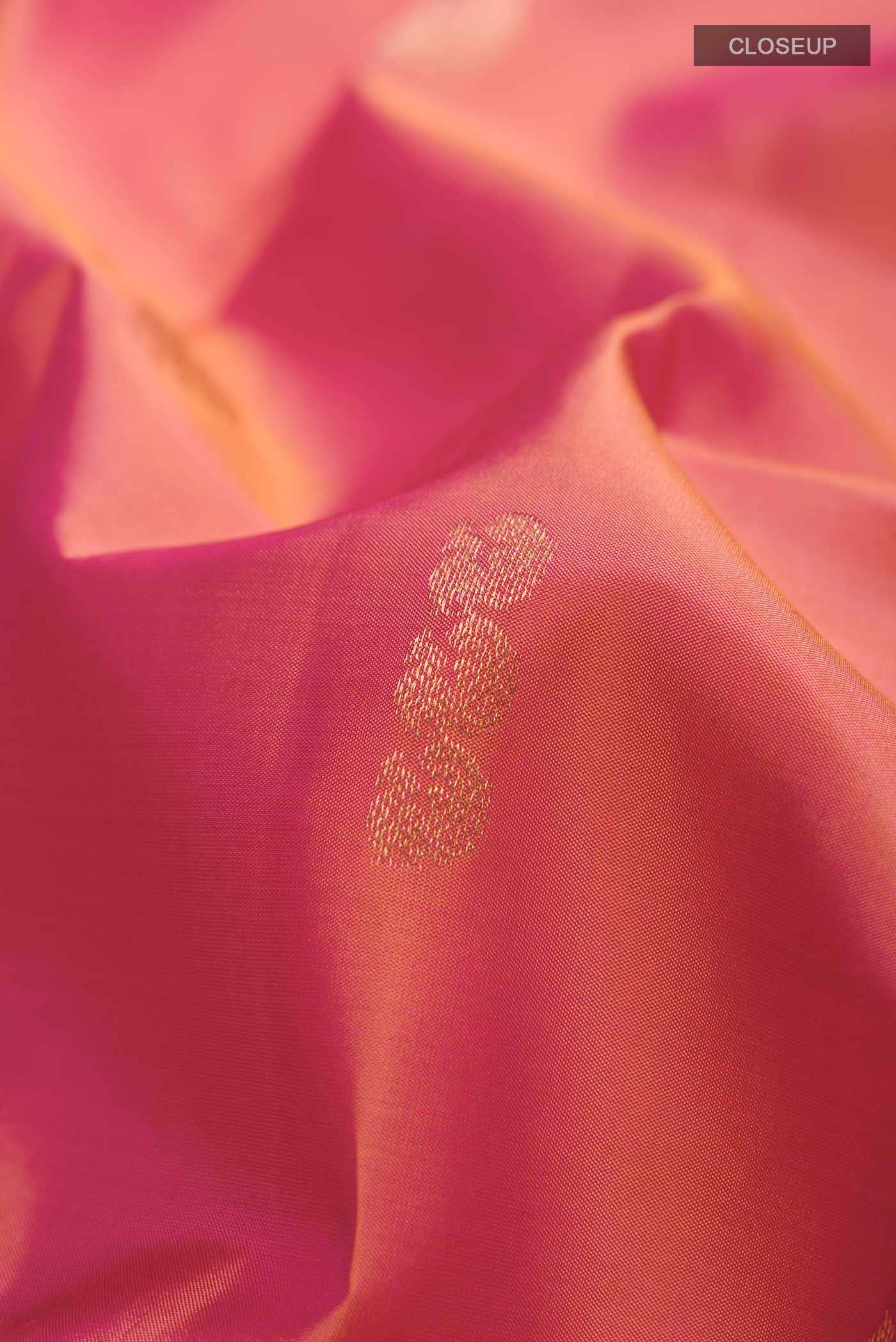 Pink Kanchipuram Silk Saree