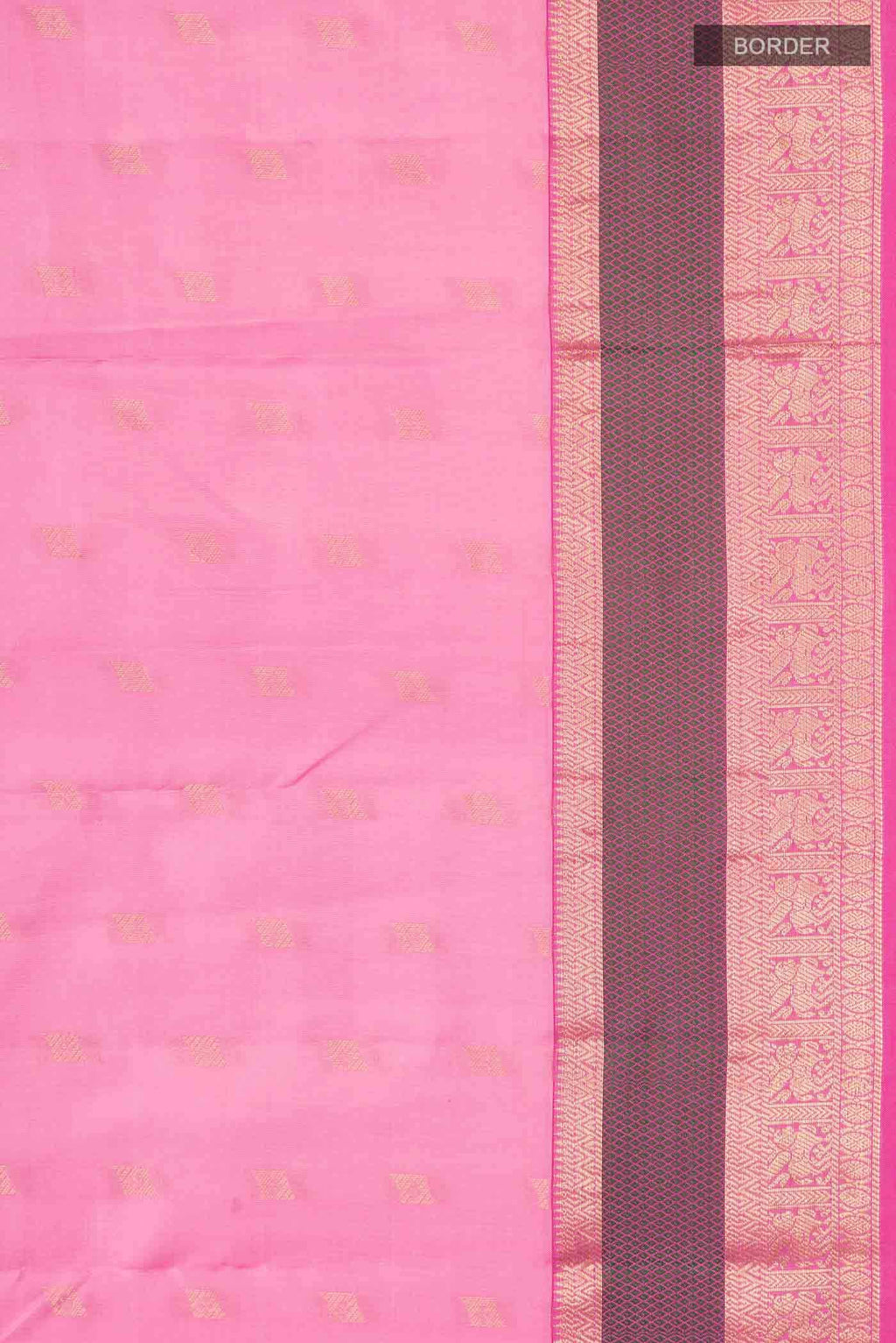 Pink Kanchipuram Silk Saree