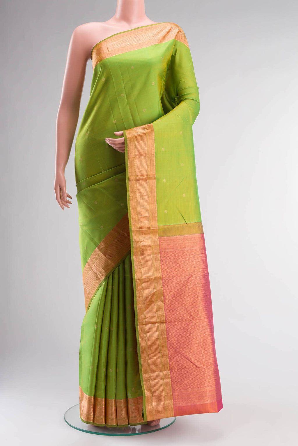 Green Kanchipuram Silk Saree