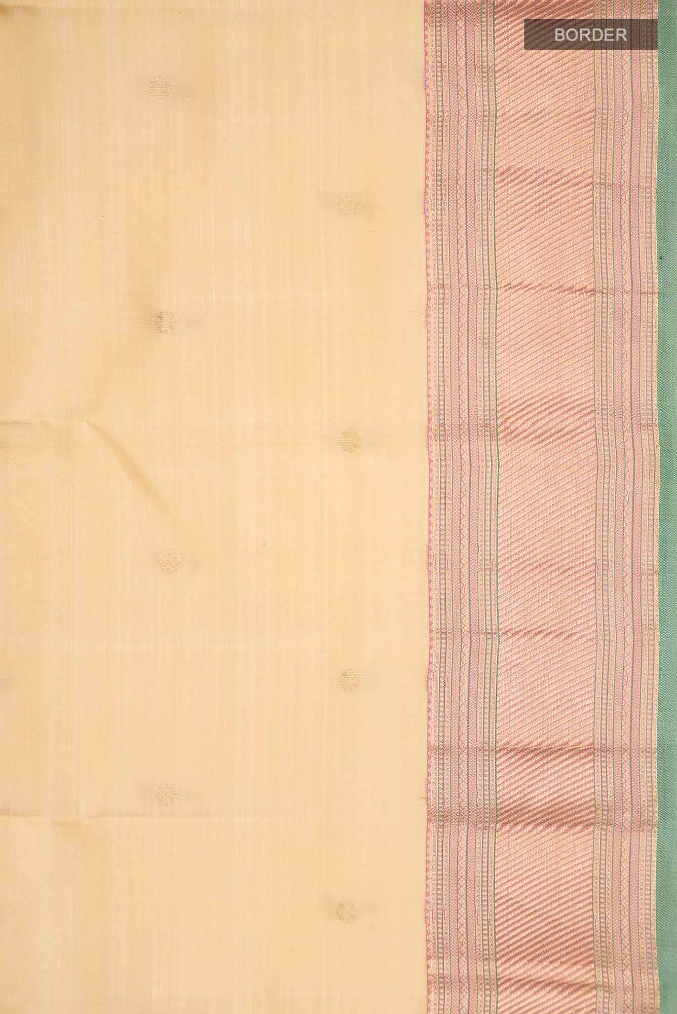 Sandal Kanchipuram Silk Saree