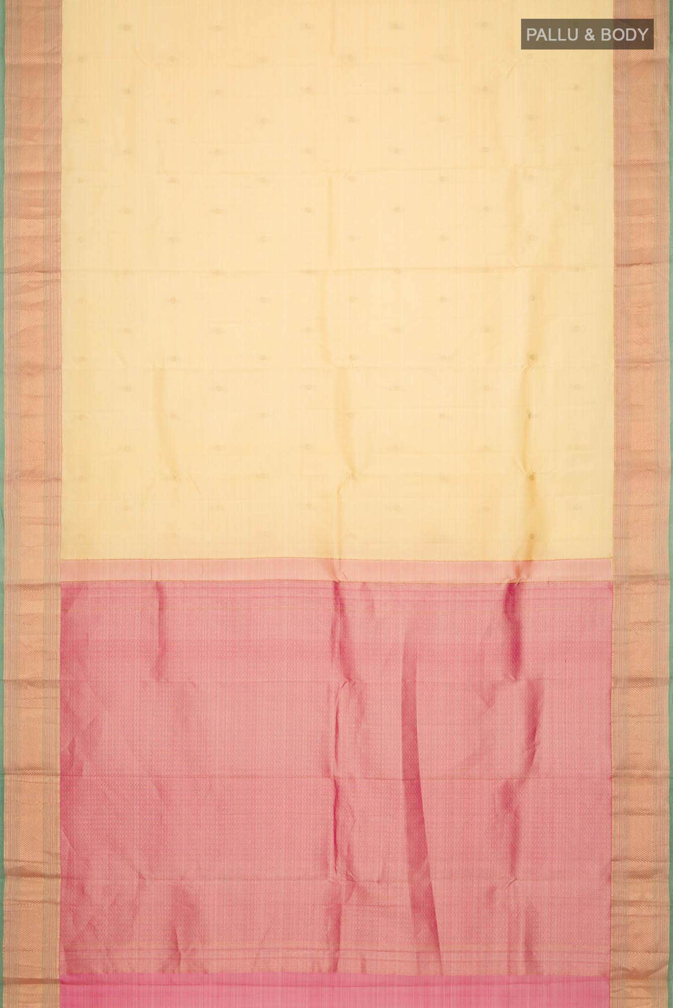 Sandal Kanchipuram Silk Saree