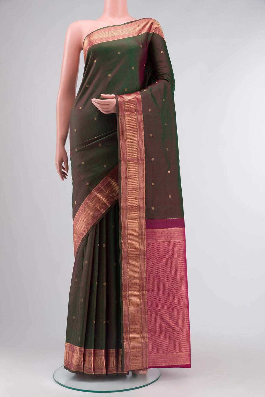 Green Kanchipuram Silk Saree