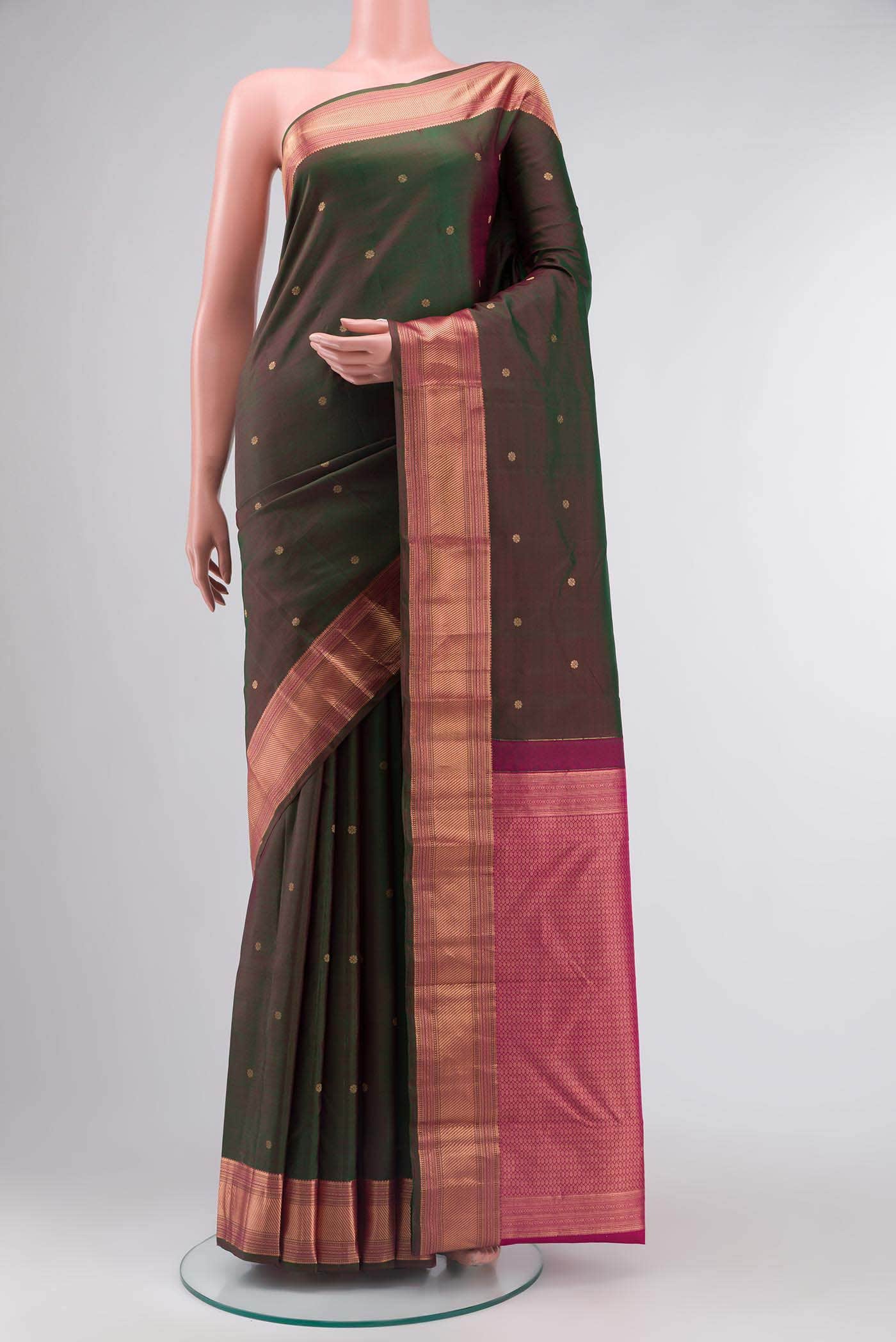 Green Kanchipuram Silk Saree