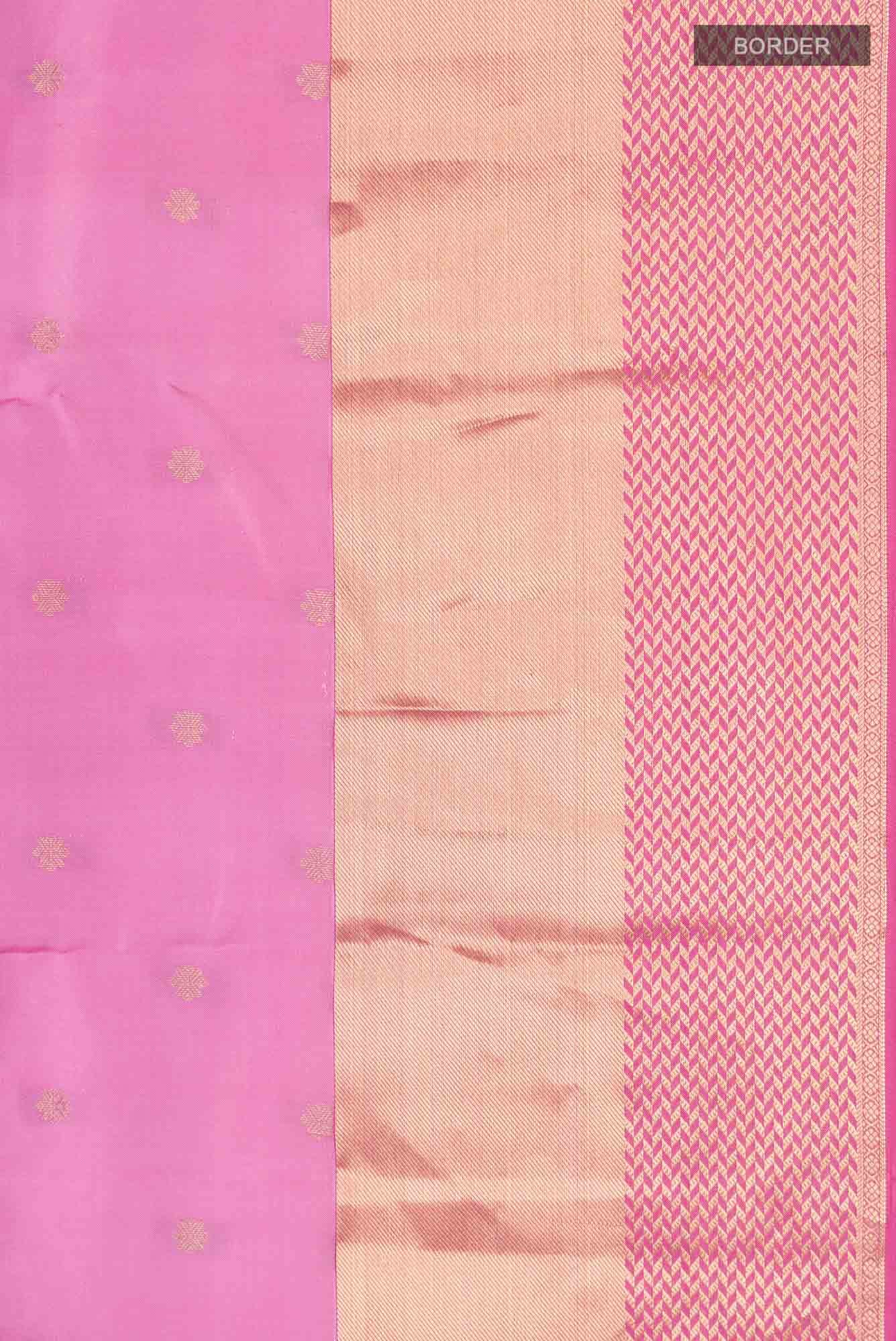 Pink Kanchipuram Silk Saree