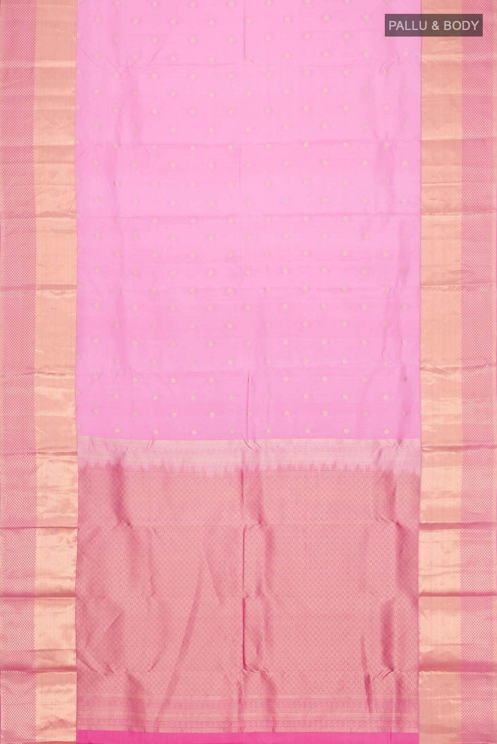 Pink Kanchipuram Silk Saree