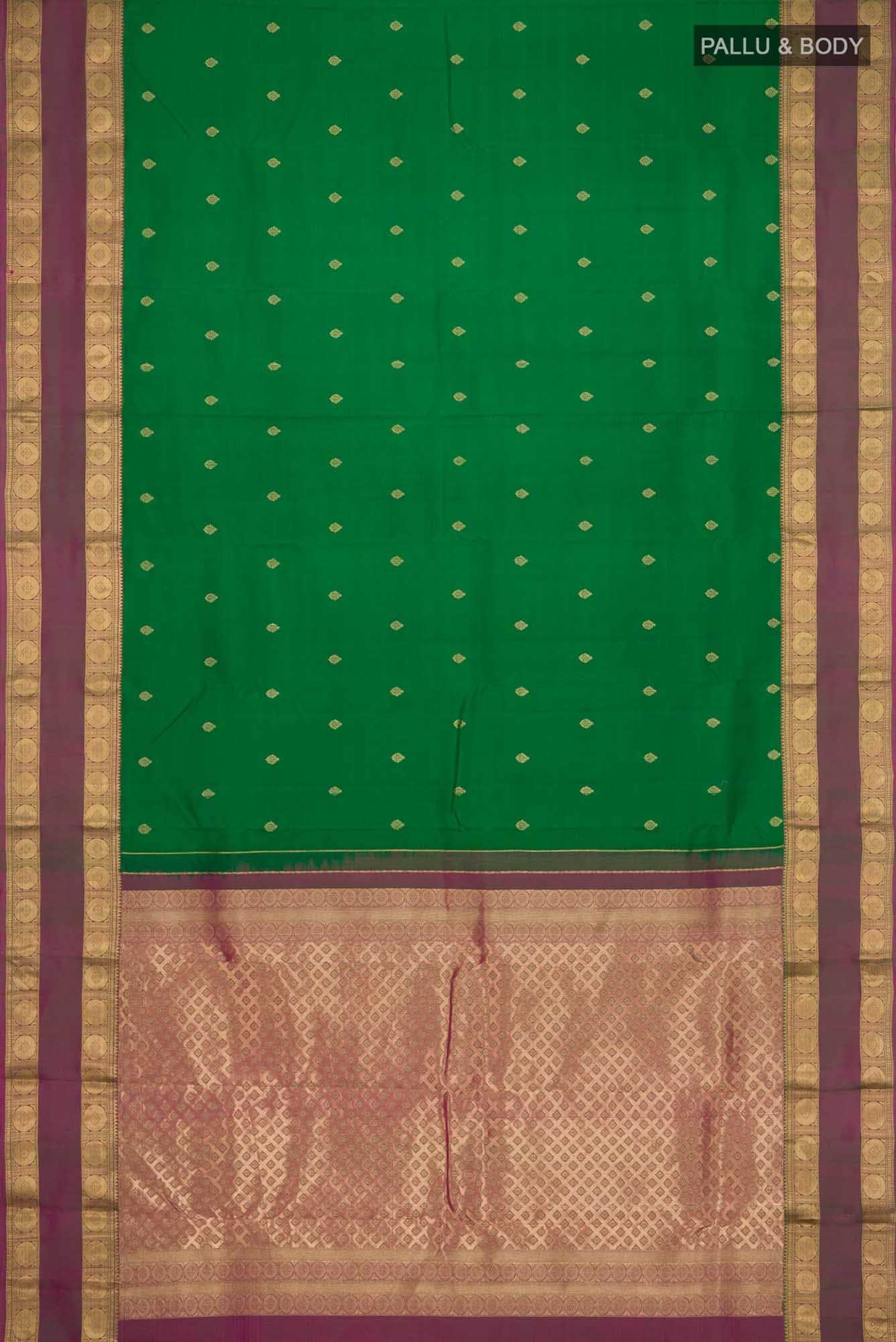 Green Kanchipuram Silk Saree