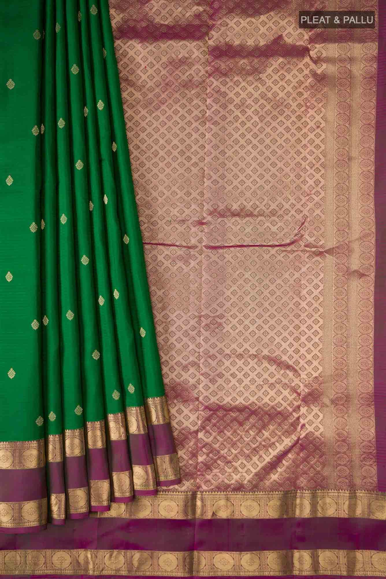 Green Kanchipuram Silk Saree