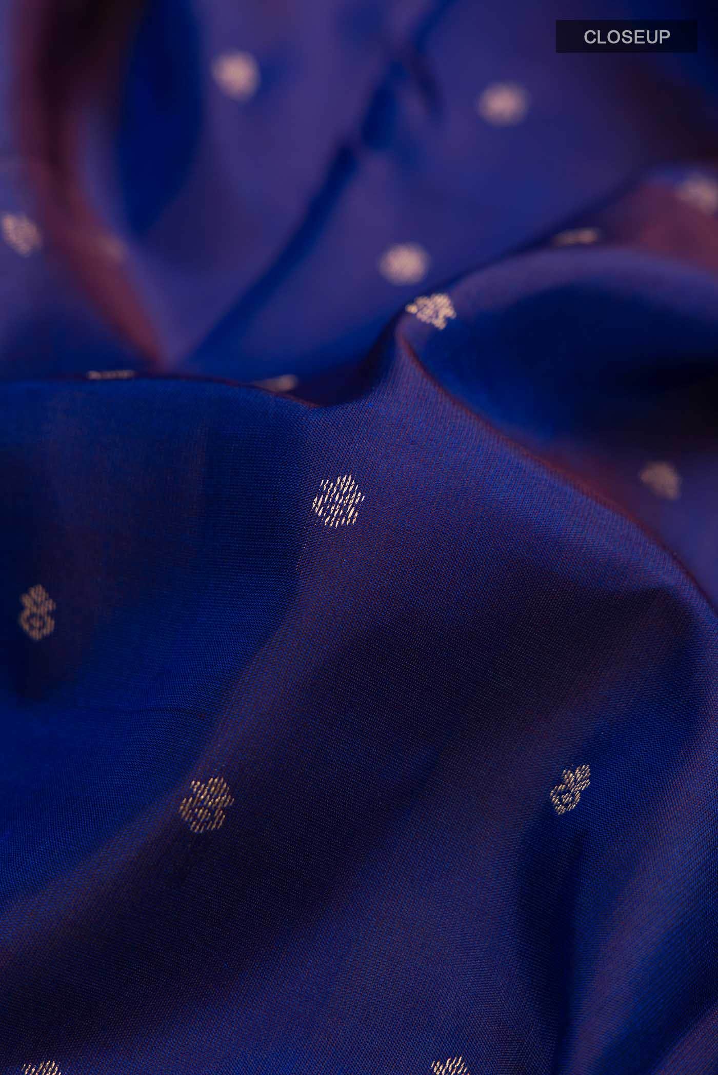 Blue Kanchipuram Silk Saree