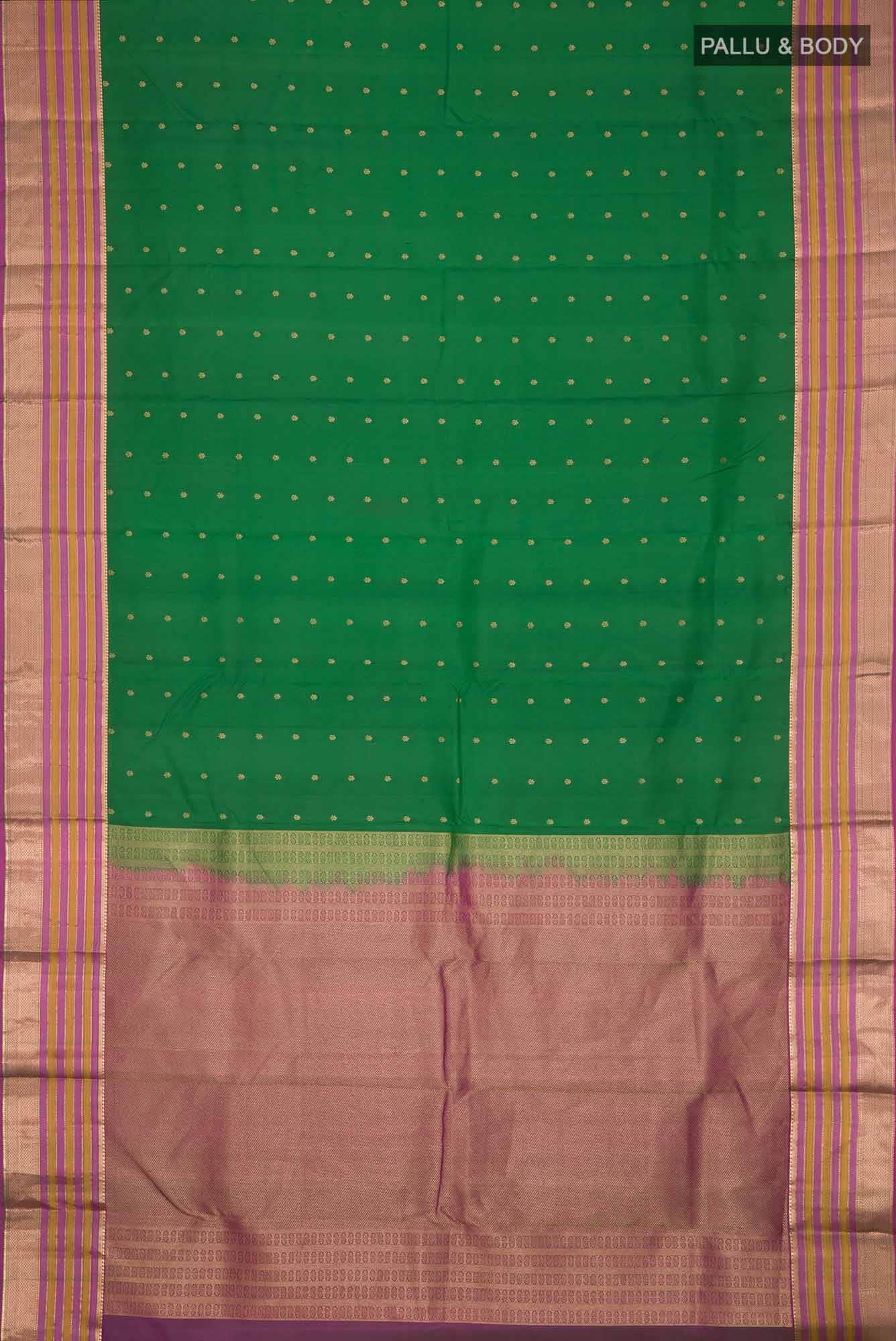 Green Kanchipuram Silk Saree