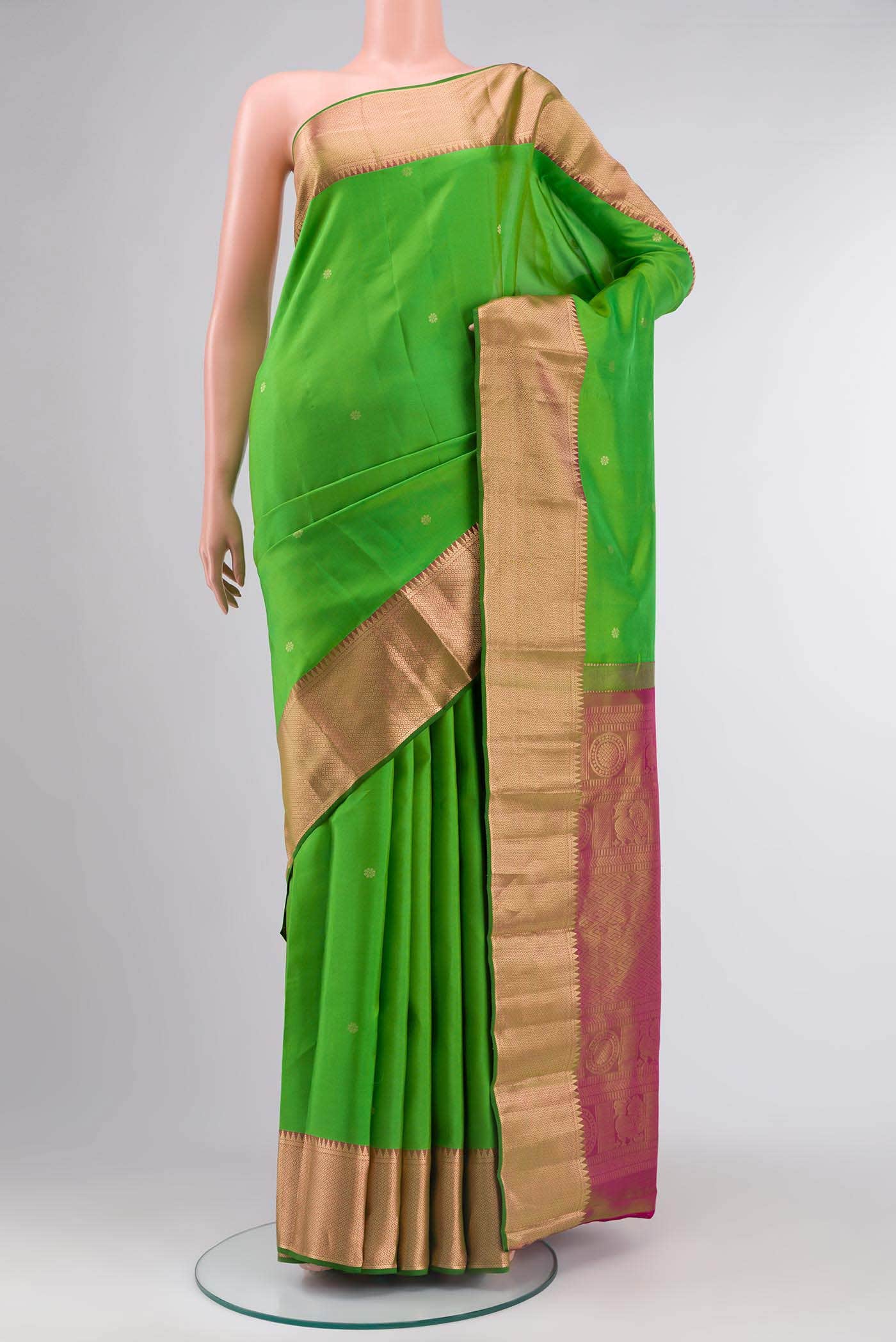 Green Kanchipuram Silk Saree
