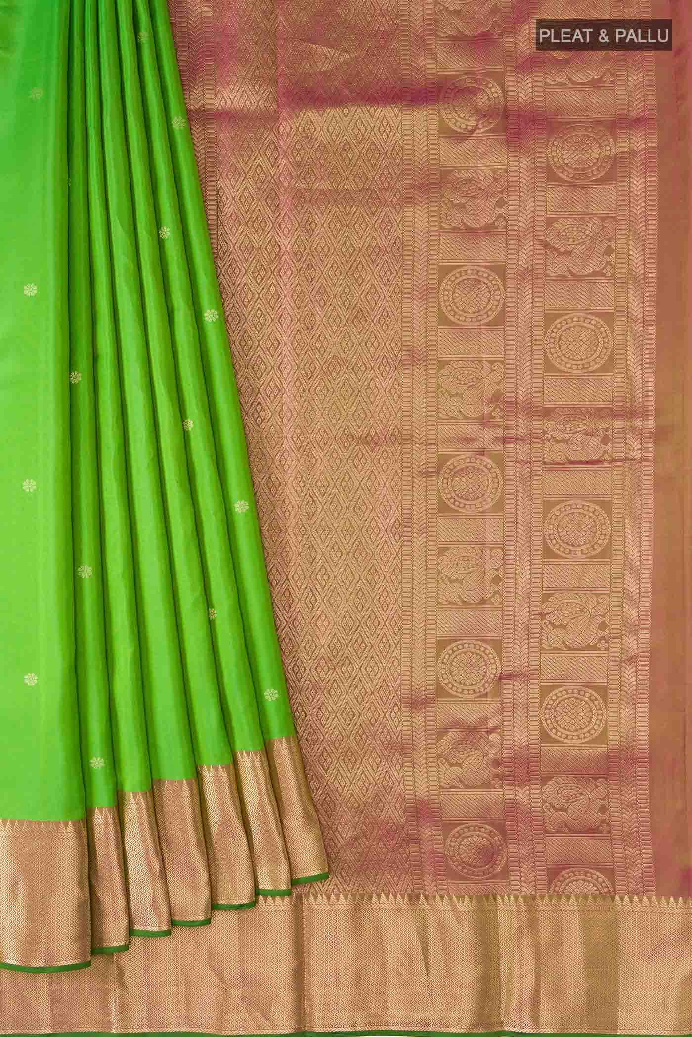 Green Kanchipuram Silk Saree