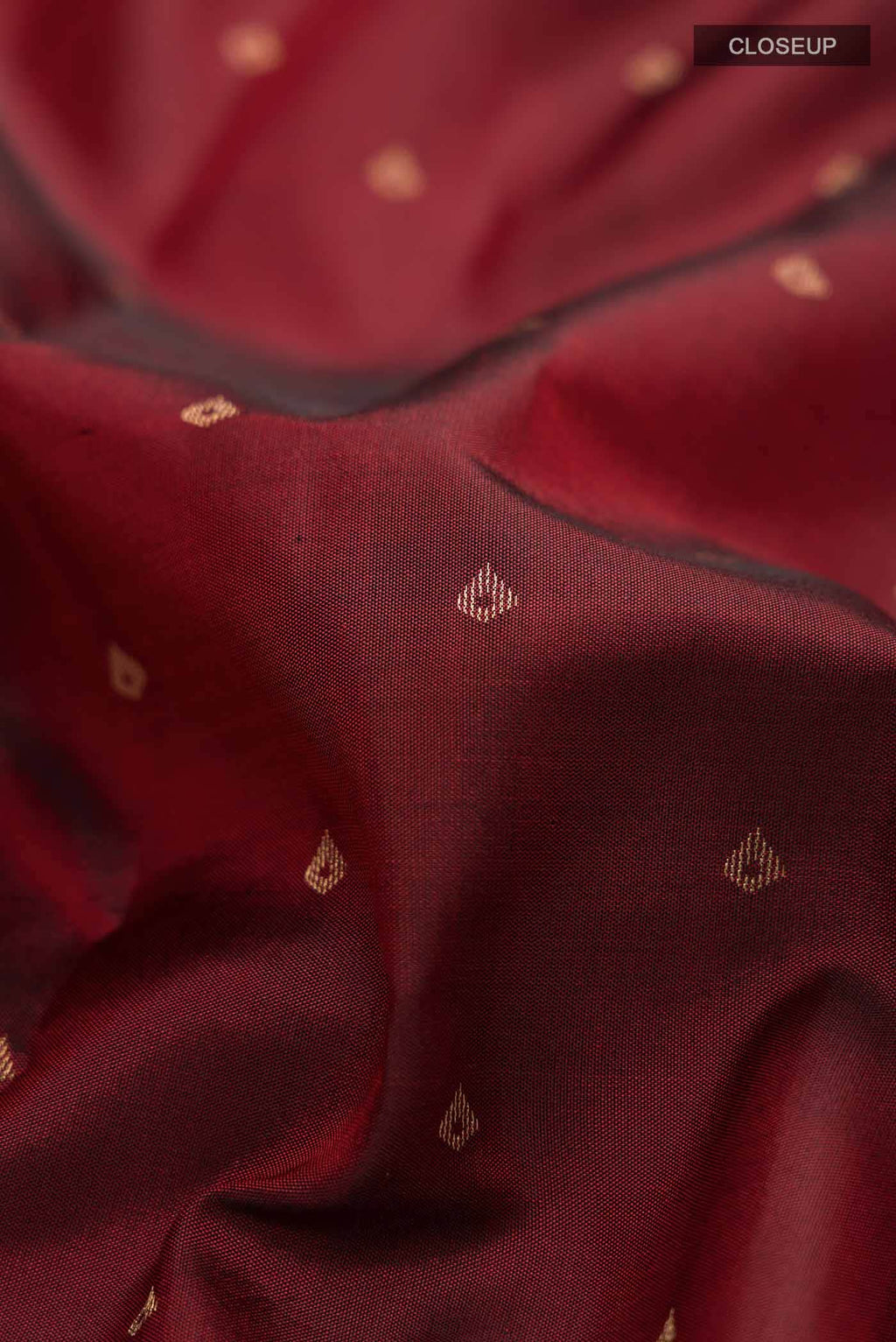 Maroon Kanchipuram Silk Saree