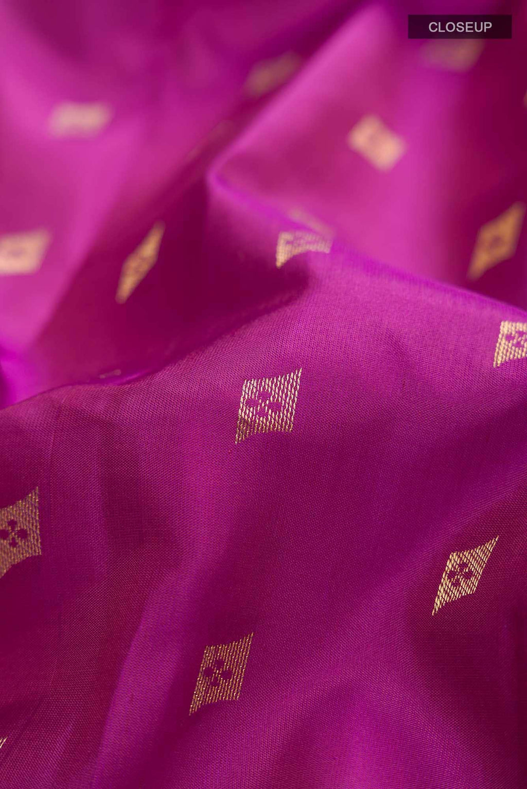 Magenta Tussar Silk Saree