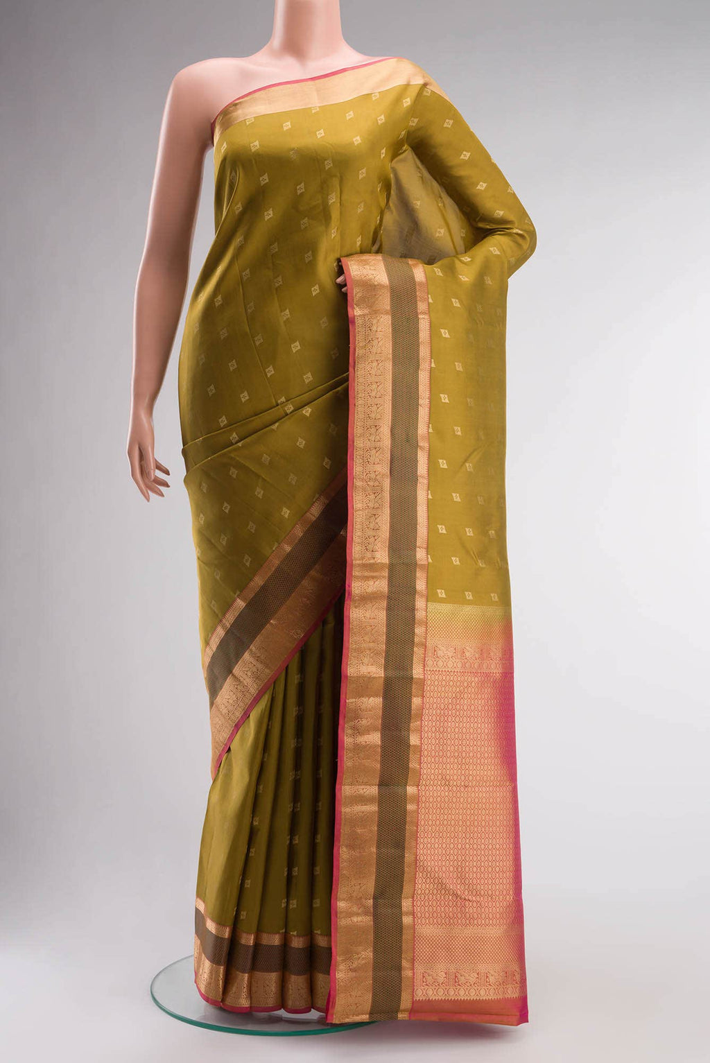 Green Kanchipuram Silk Saree