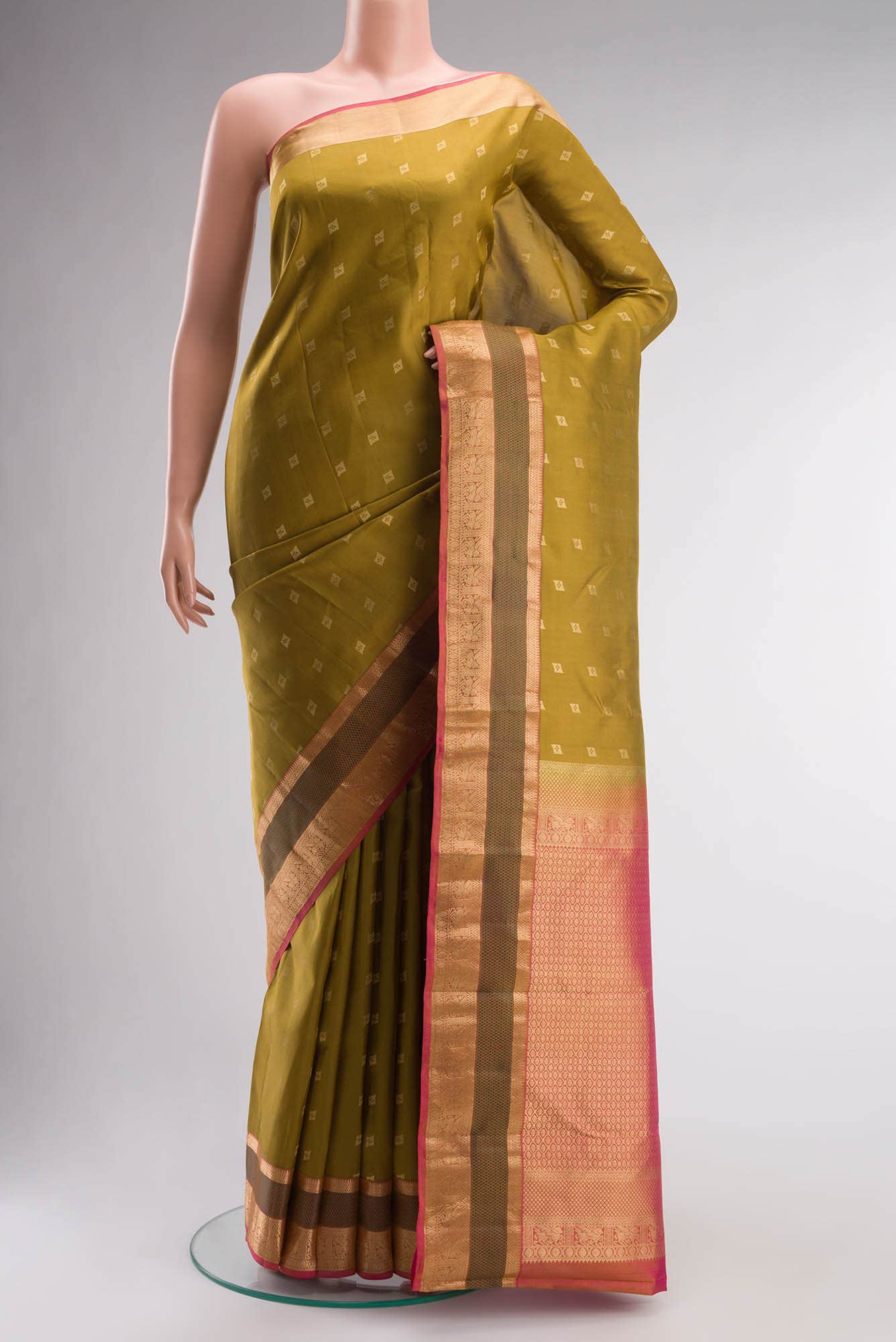 Green Kanchipuram Silk Saree