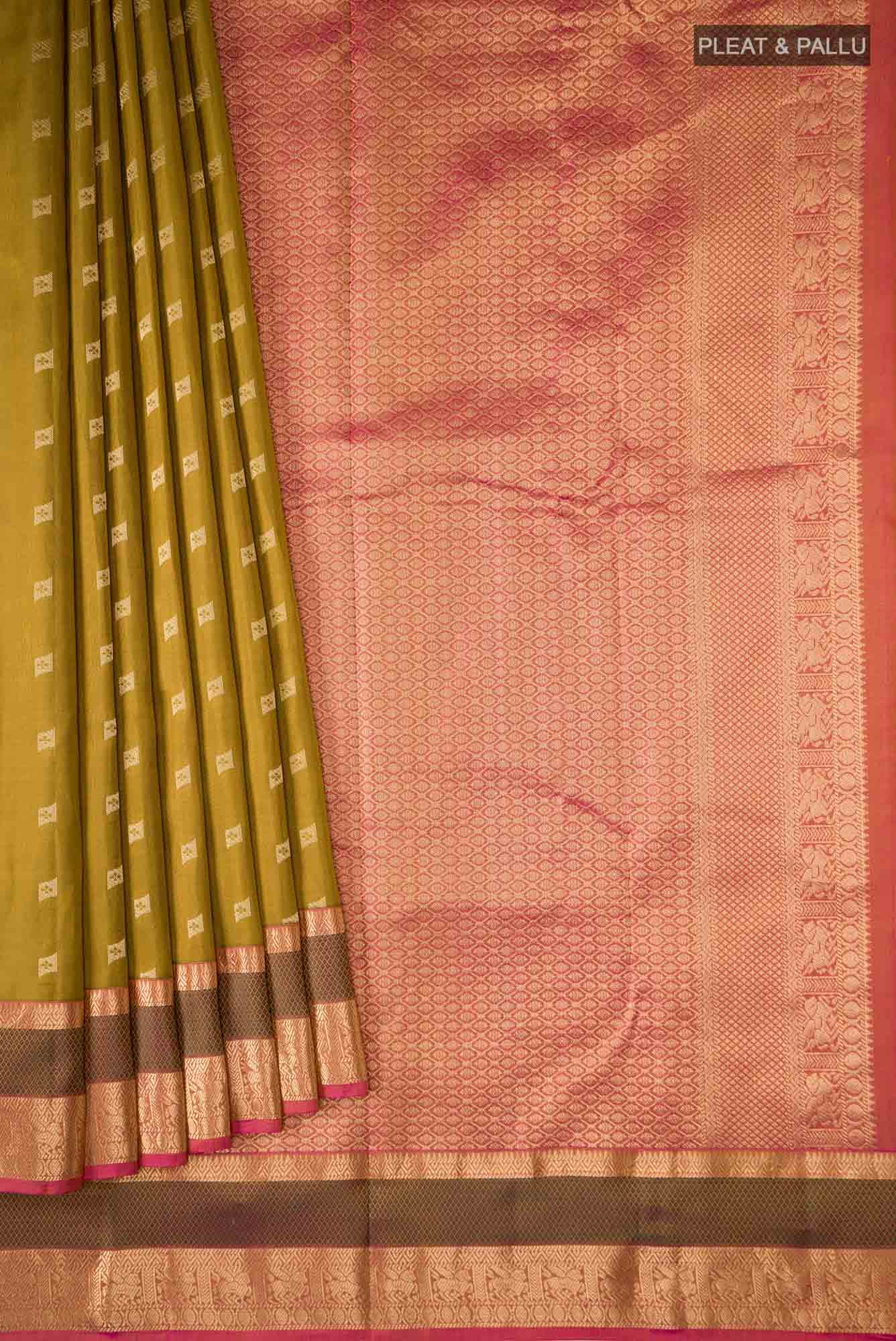 Green Kanchipuram Silk Saree