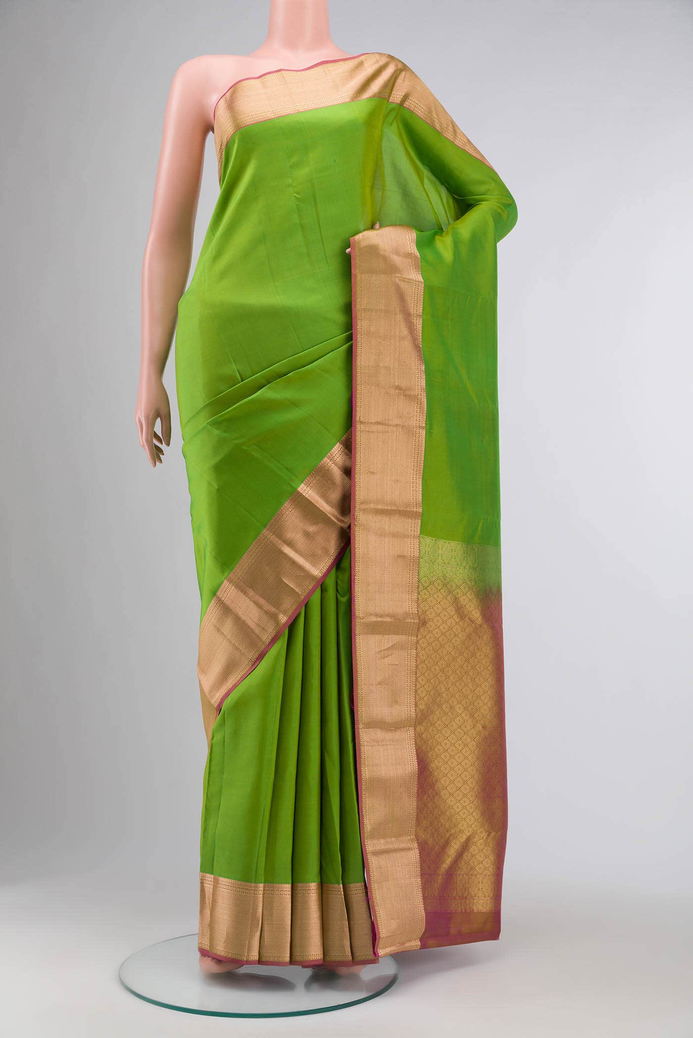 Green Kanchipuram Silk Saree